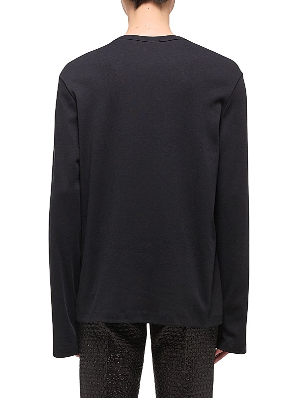 Shop Helmut Lang Logo Cotton Long-Sleeve Shirt | Saks Fifth Shop Helmut Lang Logo Cotton Long-Sleeve Shirt | Saks Fifth