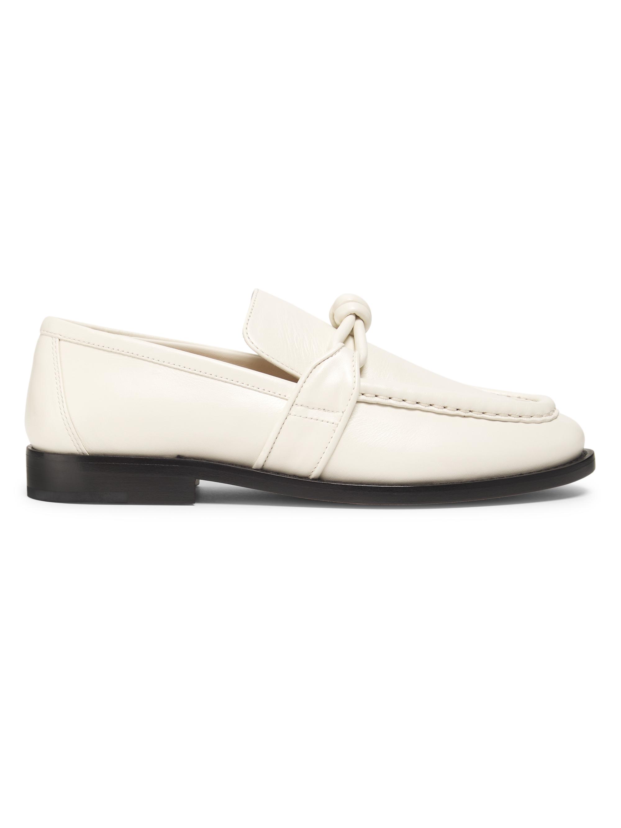 Bottega Veneta Women's Astaire Leather Knot Loafers - String