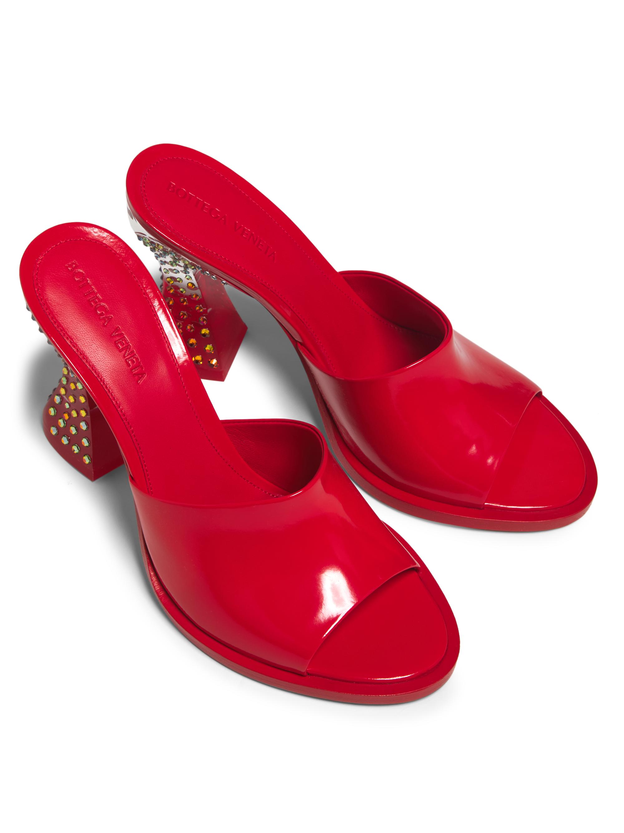 Bottega Veneta Cha-Cha 100MM Rhinestone-Embellished Mule