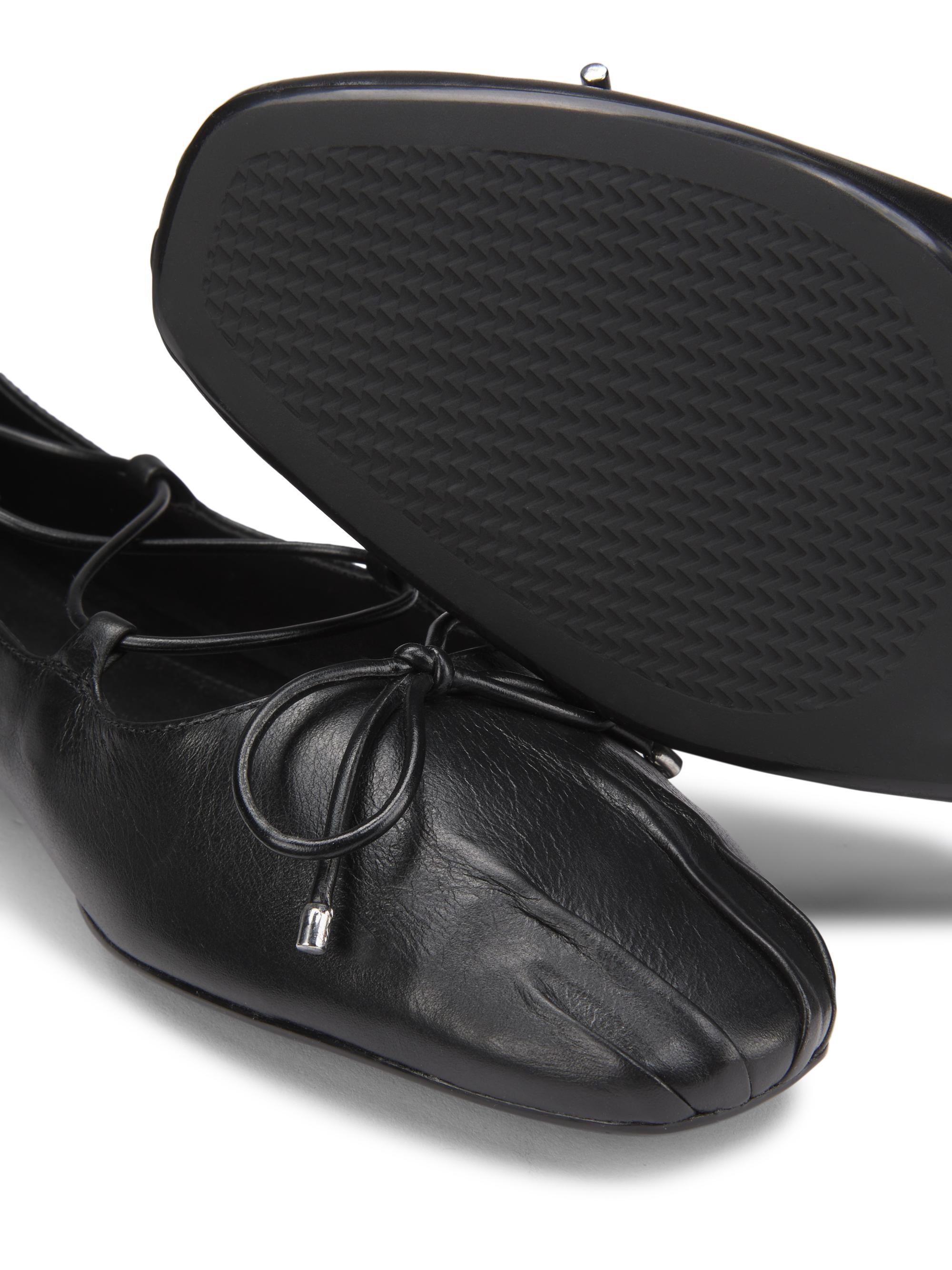 Schutz Arissa Leather Lace-Up Flats | Saks Fifth Avenue