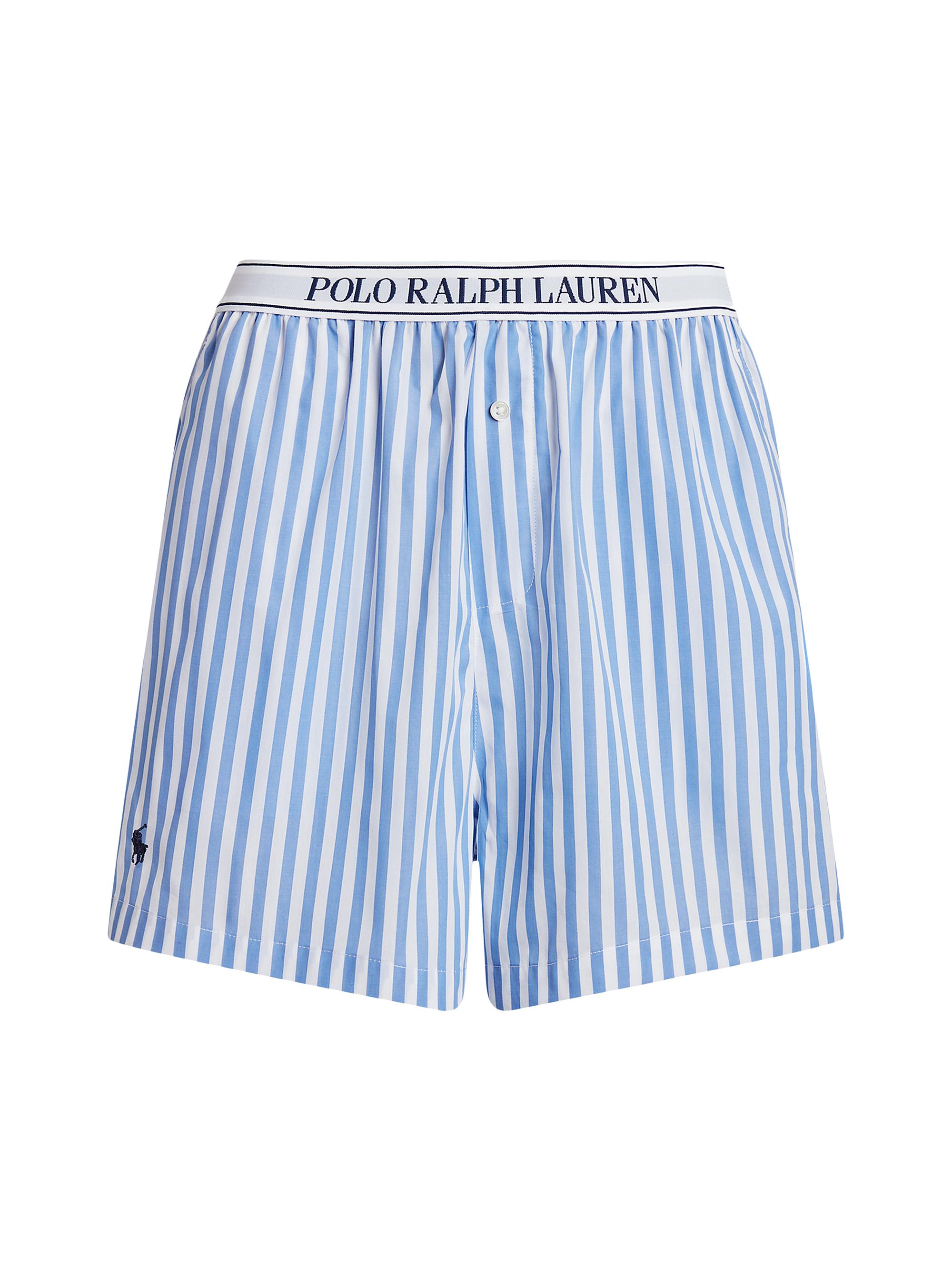 Polo Ralph Lauren Women's Striped Logo Boxers - Wide Stripes