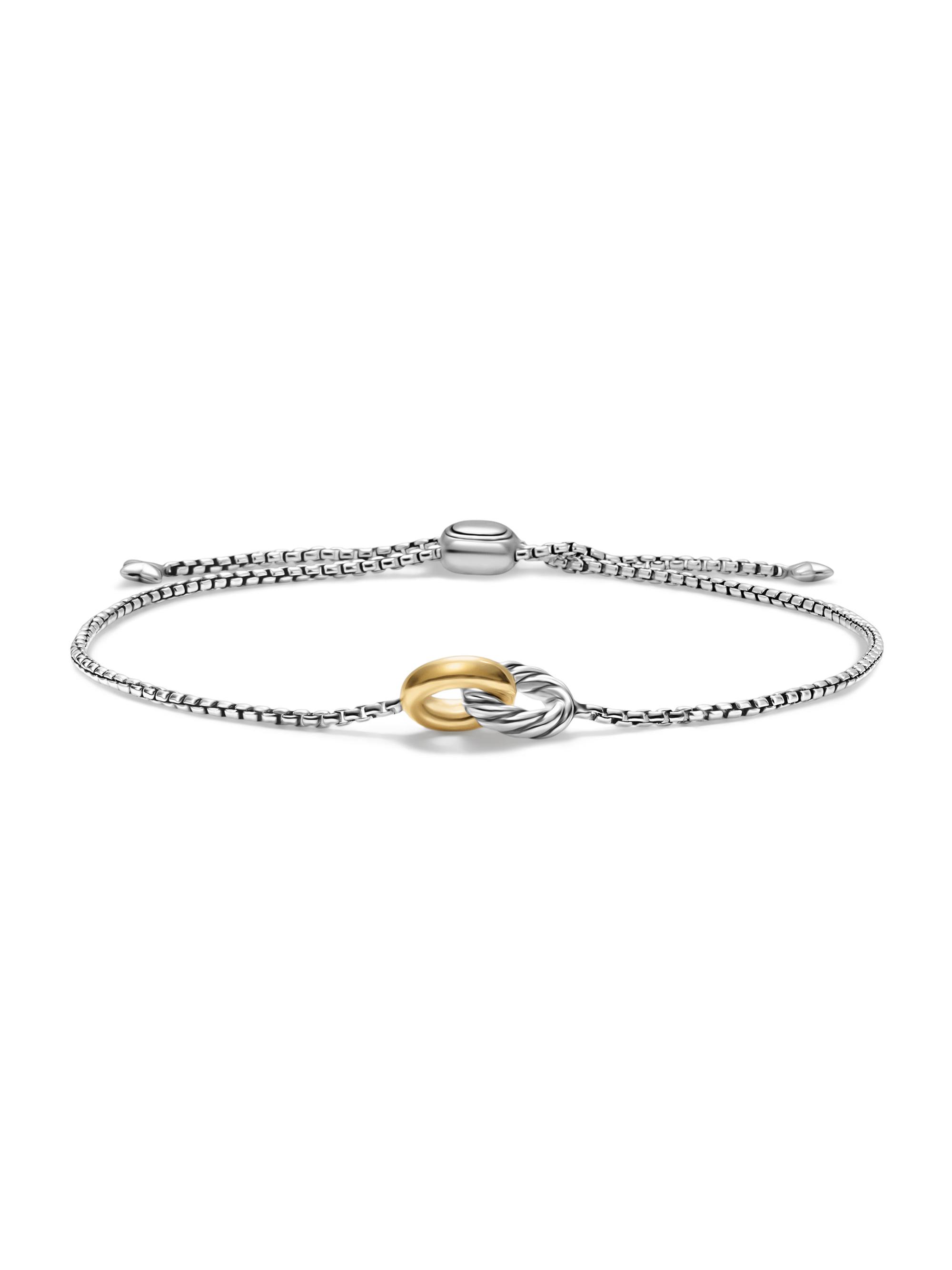 David Yurman Petite Cable Linked Bracelet in Sterling Silver