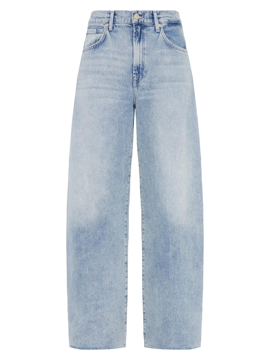 7 For All Mankind Bonnie Curvilinear HIgh-Rise Stretch Jeans