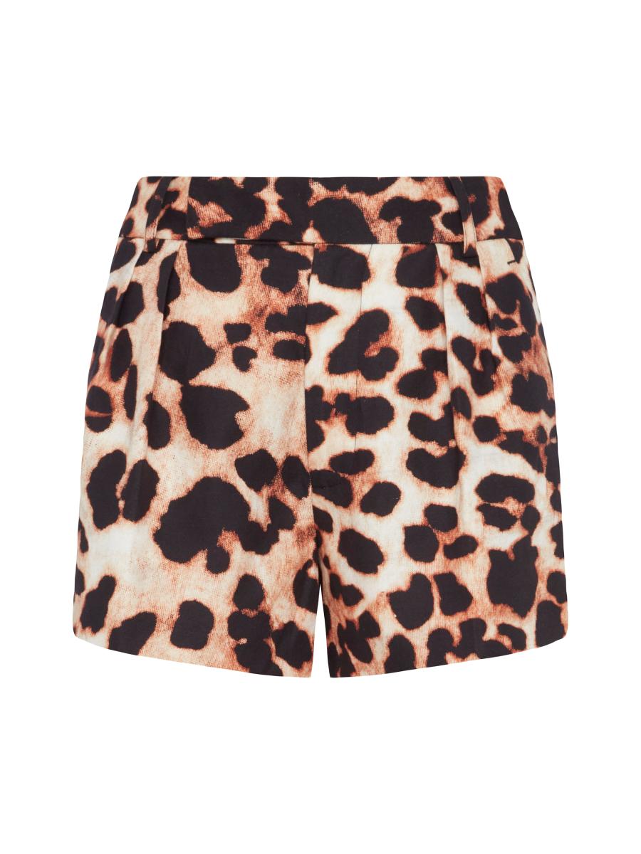 【mnem】Lexi Leopard Shorts Leopard Denim Shorts | Lexi's Closet Boutique & Customs
