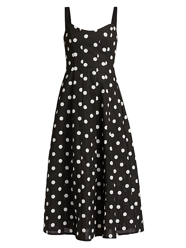 blue dress for baby girl Maria Polka Dot Maxi Dress Sweet en Forme