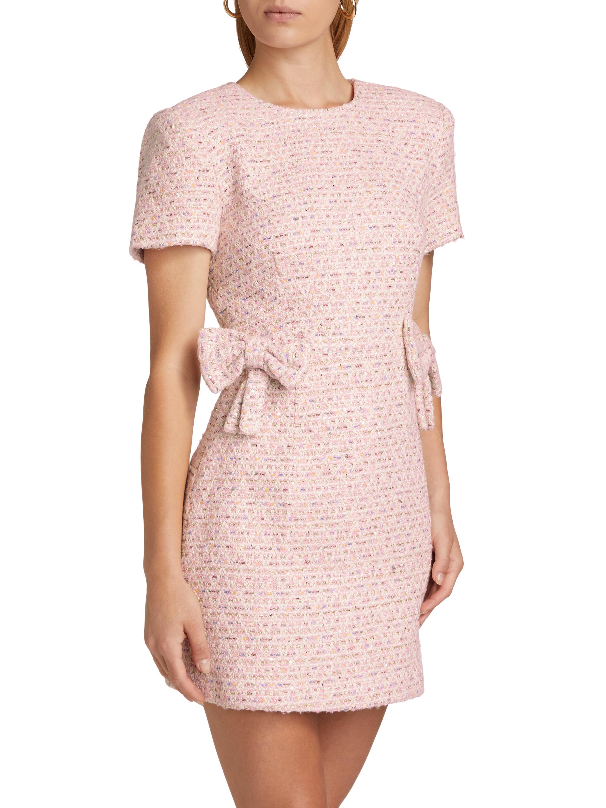 As It May Jessica Tweed Bow Minidress | Saks Fifth Avenue