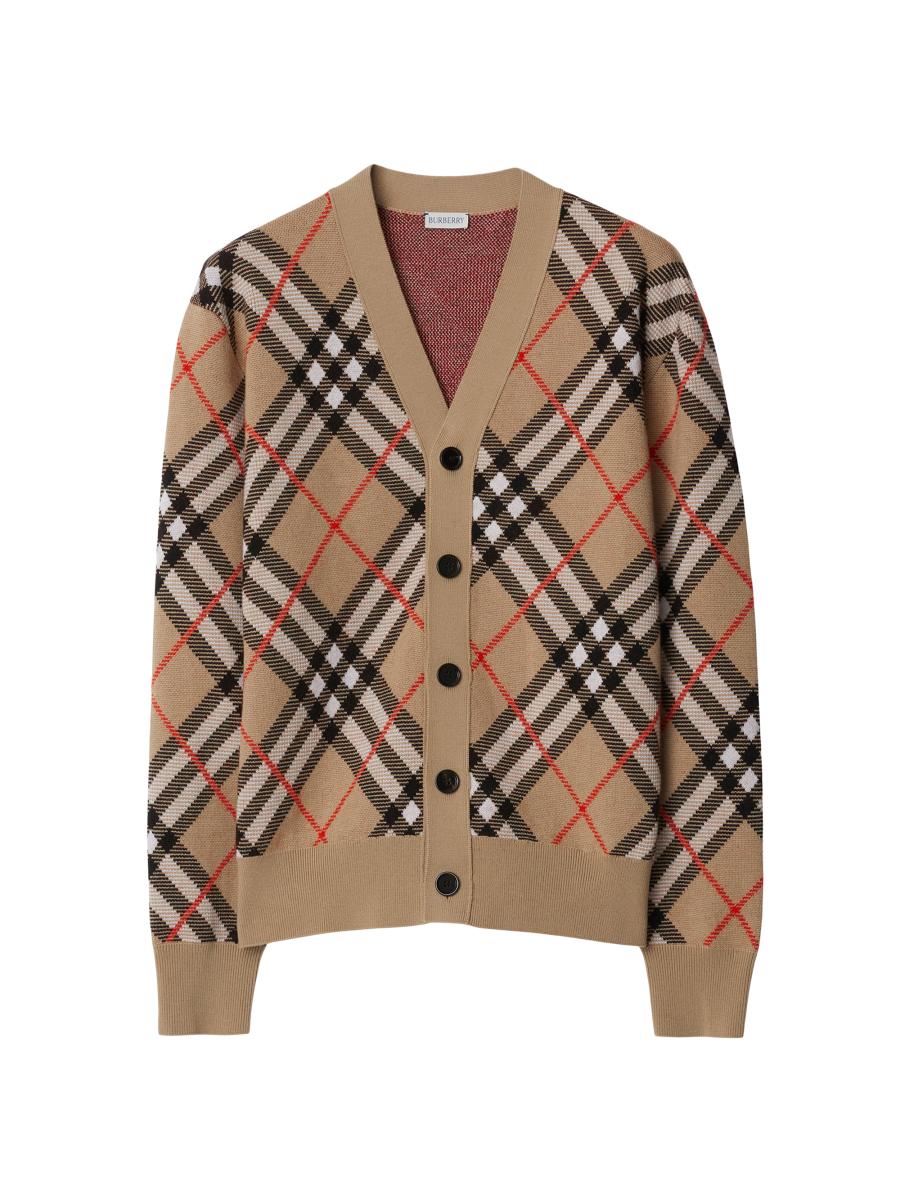 the virgins checked cardigan チェックカーディガン