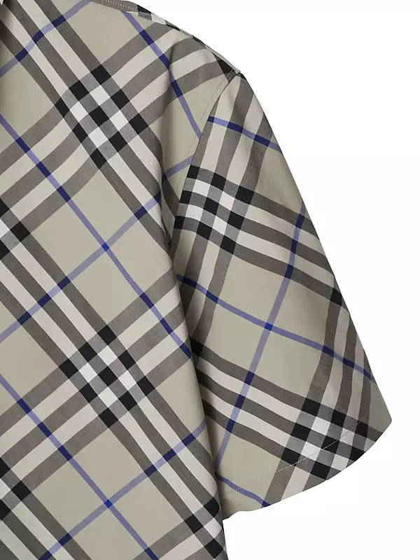 Shop Burberry Check Cotton Shirt | Saks Fifth Avenue Shop Burberry Check Cotton Shirt | Saks Fifth Avenue