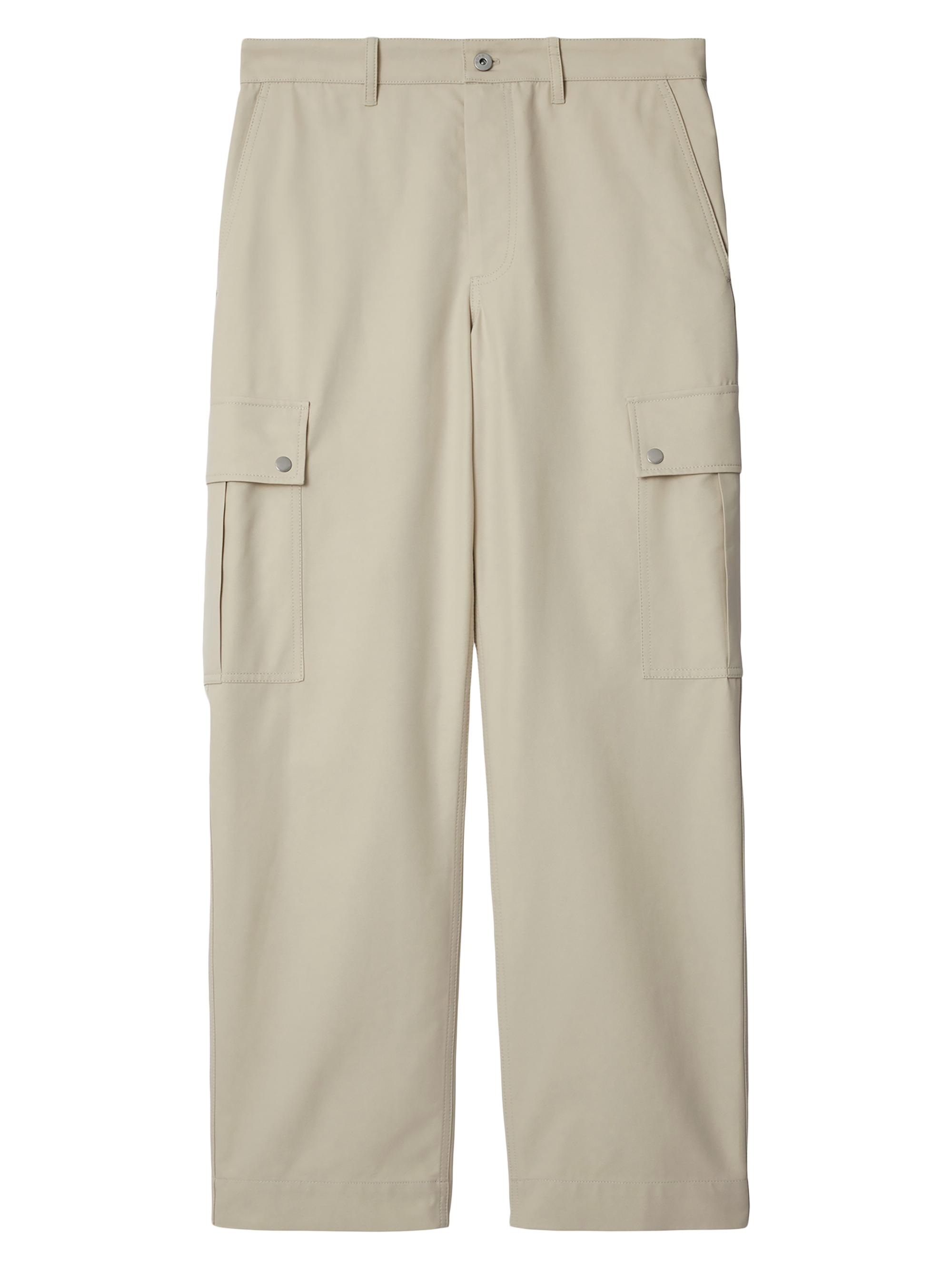 Burberry Griffin Cotton Gabardine Trousers | Saks Fifth Avenue