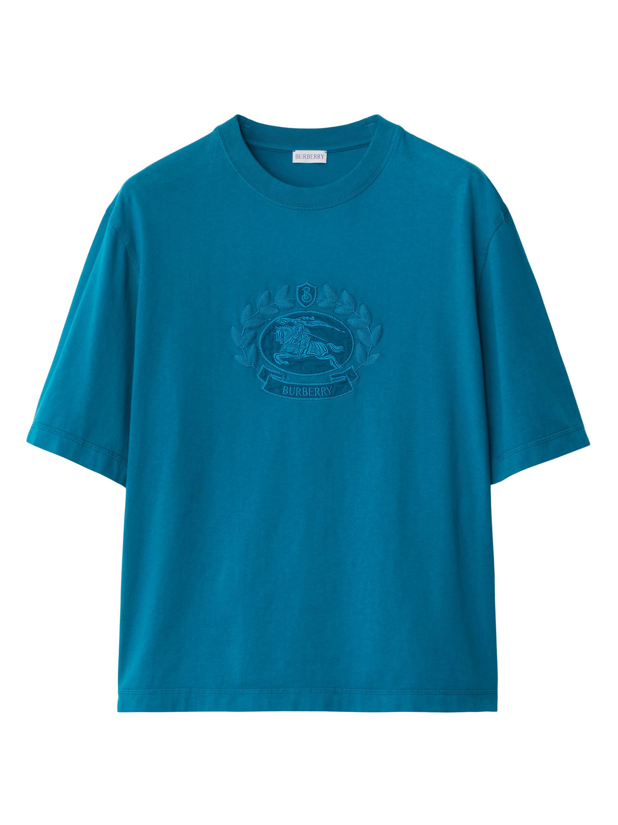 Burberry Men's Logo Cotton T-Shirt - Chalk