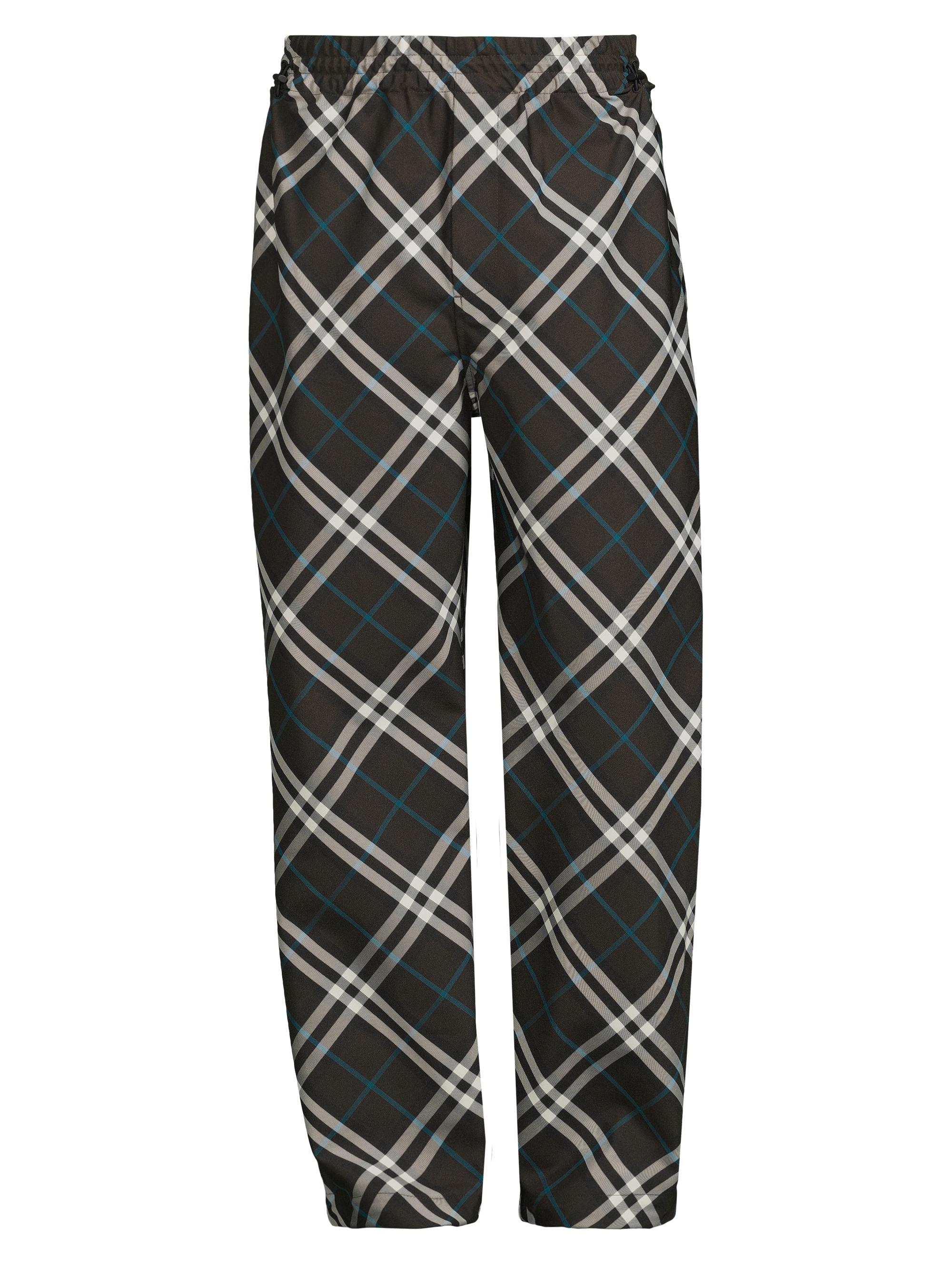 Burberry Check Straight-Leg Pants | Saks Fifth Avenue