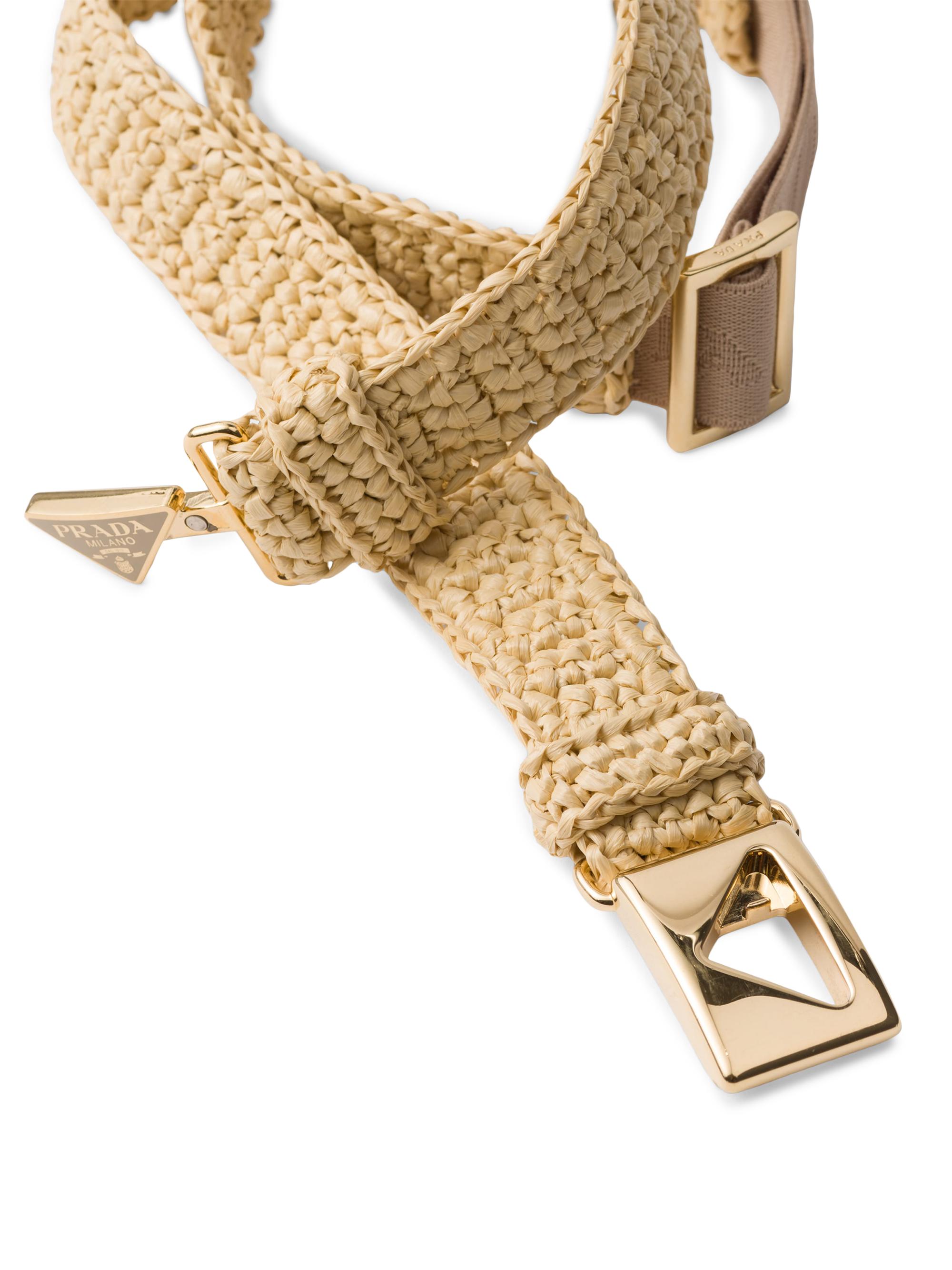 Prada Crochet Belt | Saks Fifth Avenue
