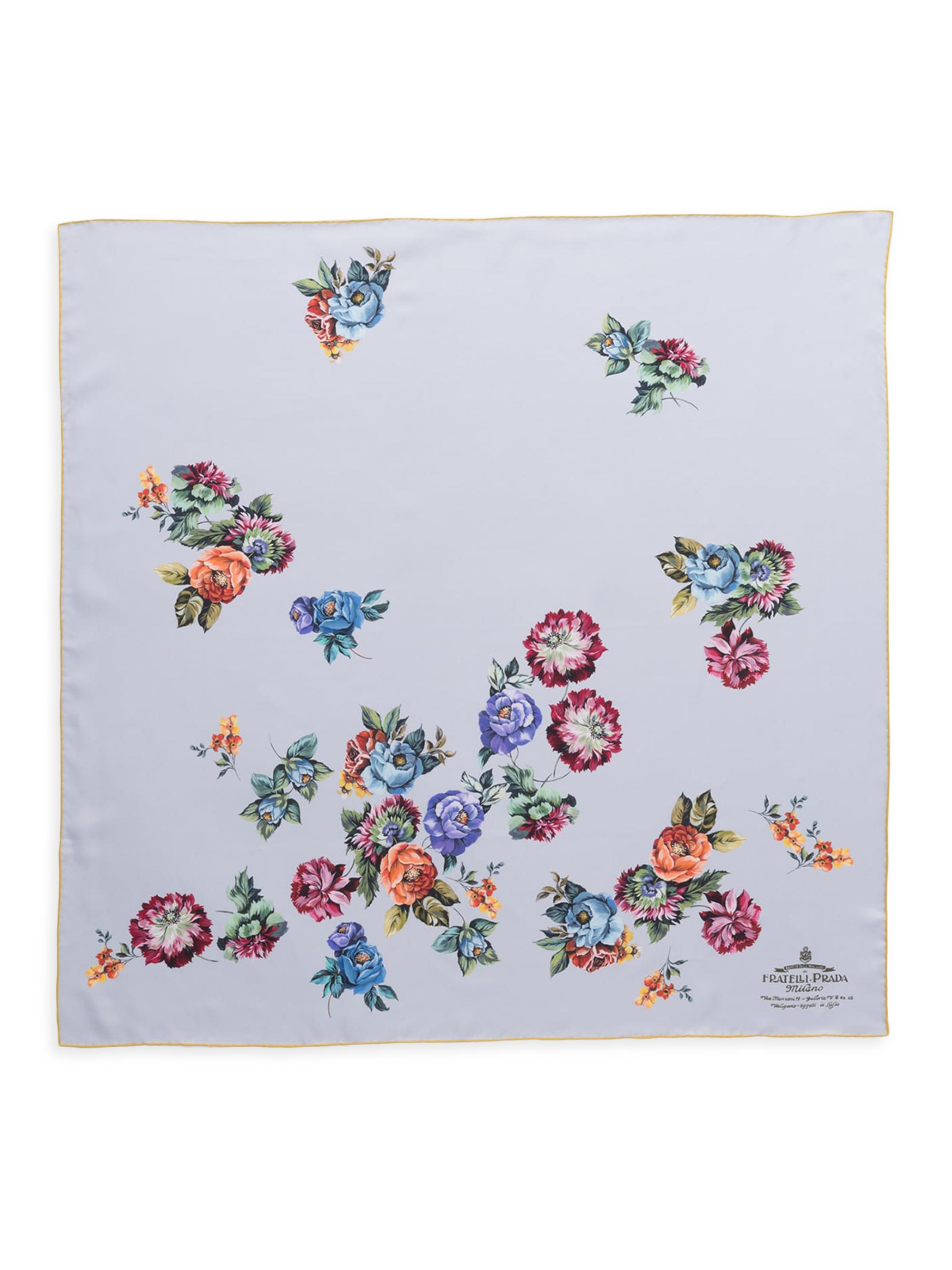 Prada Women's Printed Silk Twill 90CM Square Scarf