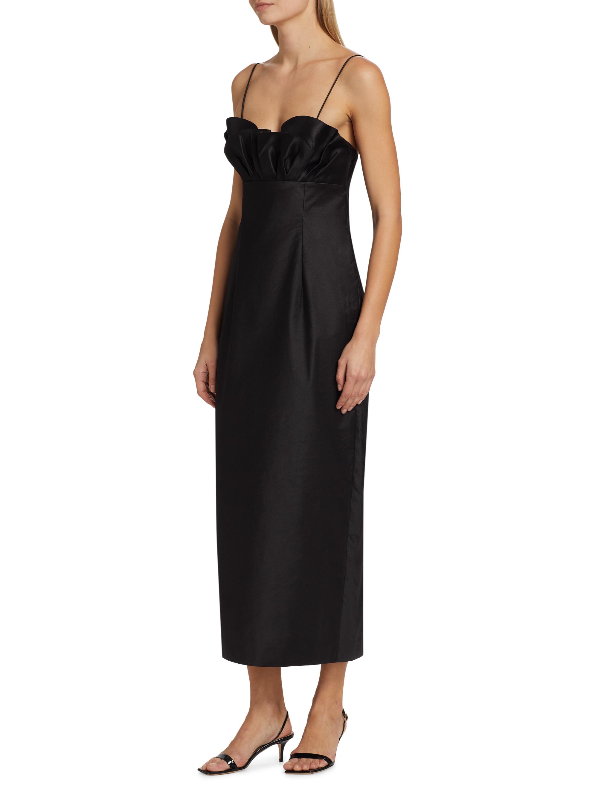 Mahina Ruffled Sweetheart Maxi Dress