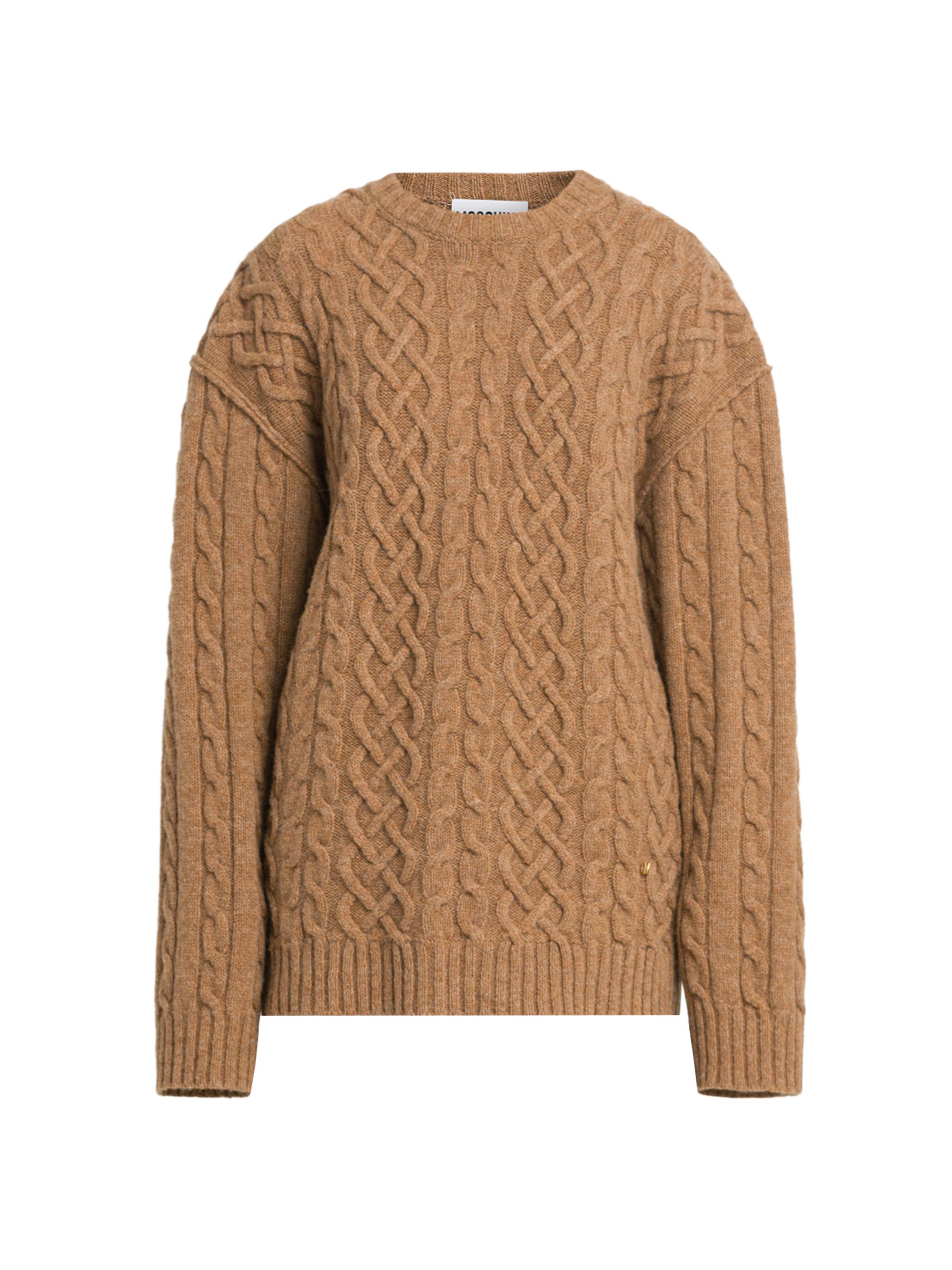 Moschino Women's Shetland Wool Sweater - Brown