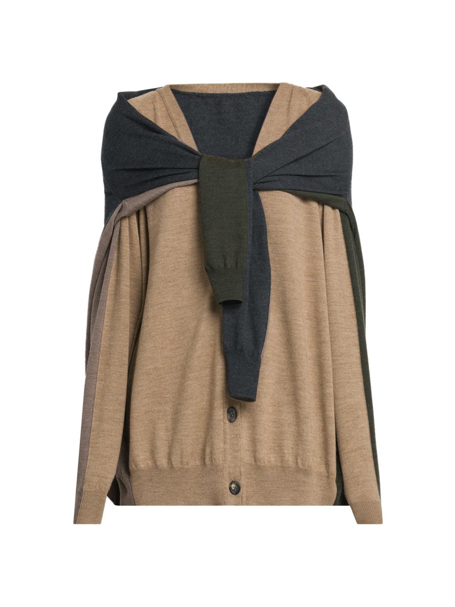 パーカー・フーディ Moschino Wool And Silk Pullover Moschino Pullover Hooded Sweater - Black & Pink