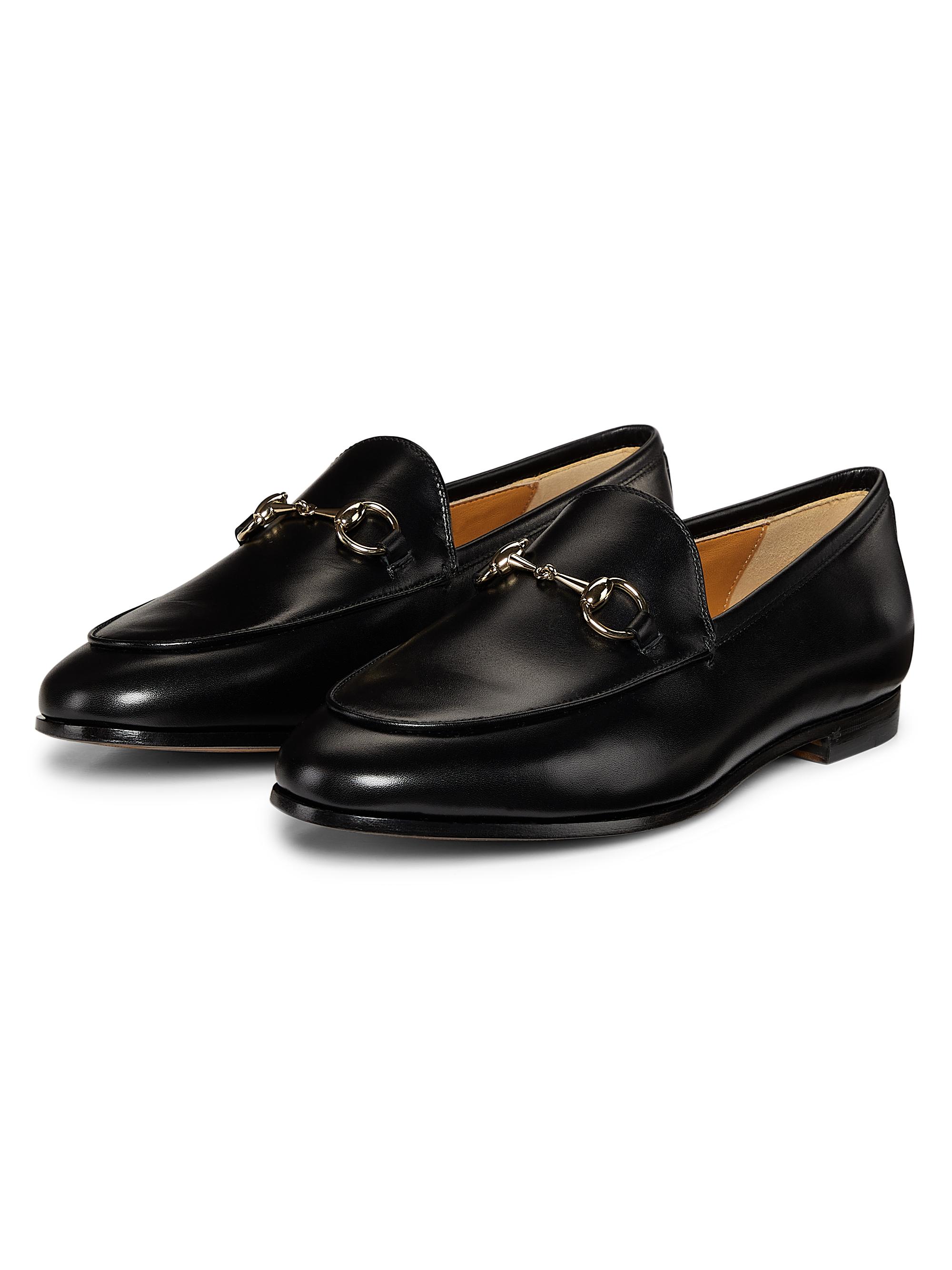 Gucci Jordaan Horsebit Leather Loafers | Saks Fifth Avenue