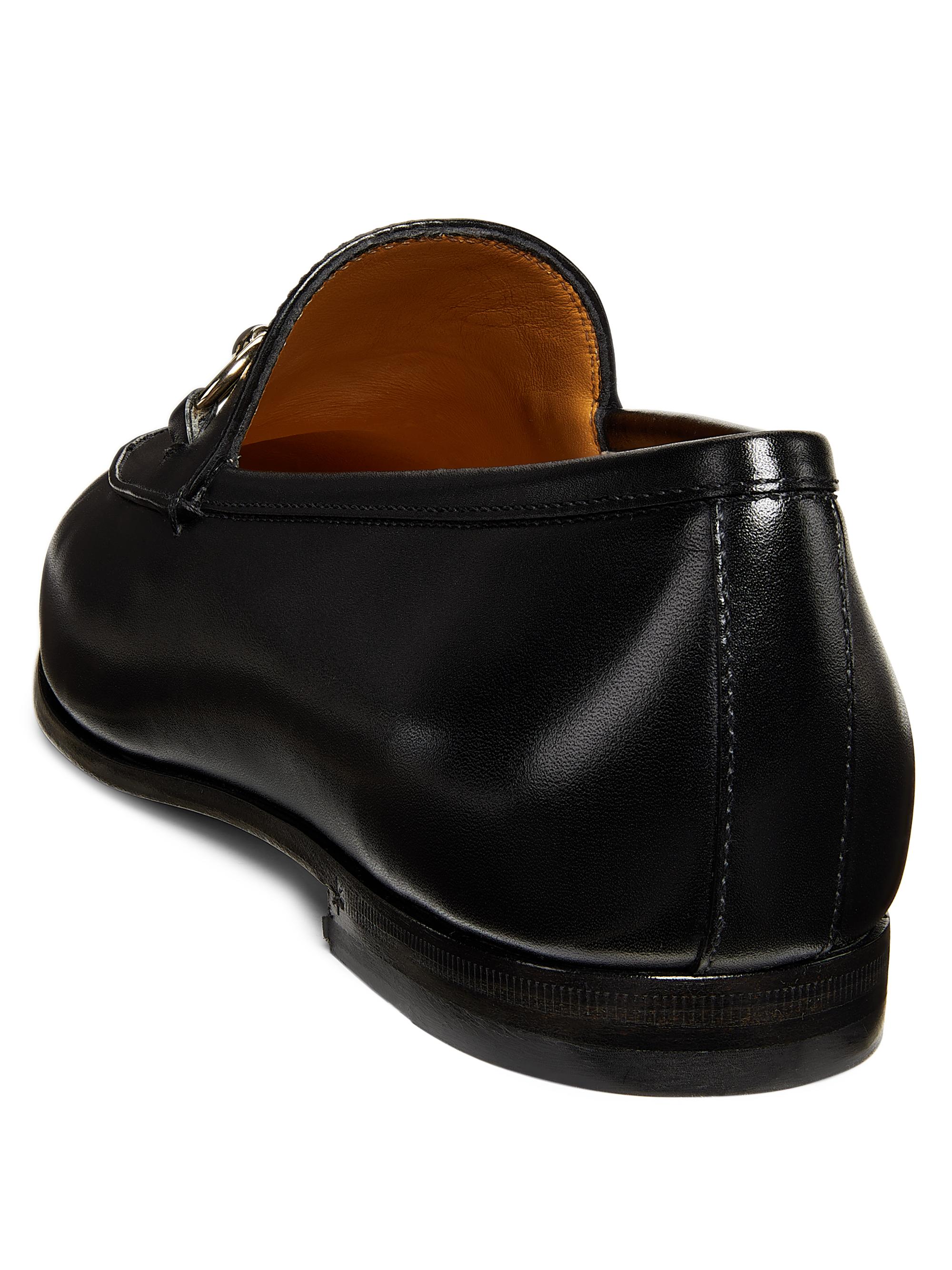 Gucci Jordaan Horsebit Leather Loafers | Saks Fifth Avenue