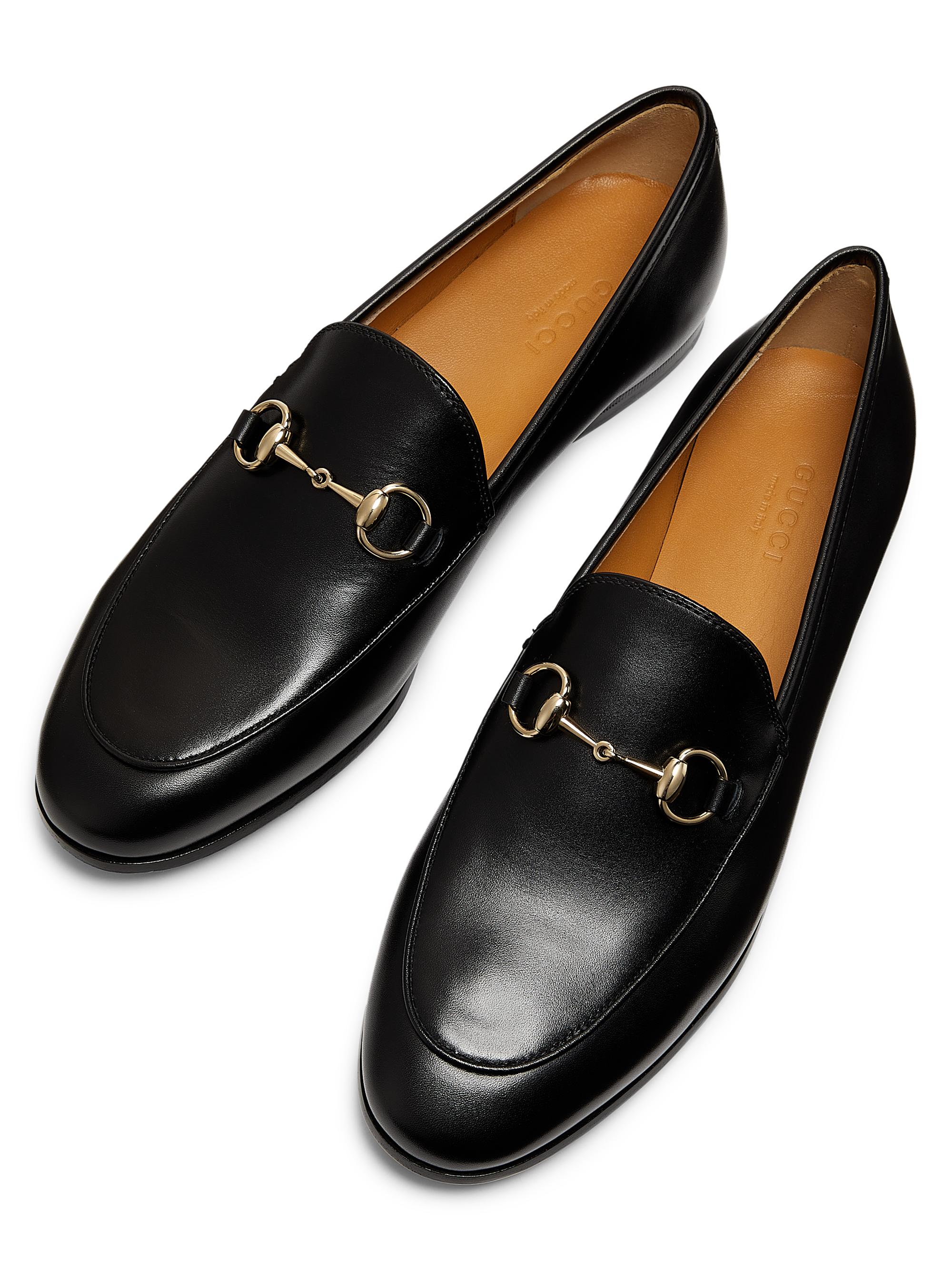 Gucci Jordaan Horsebit Leather Loafers | Saks Fifth Avenue