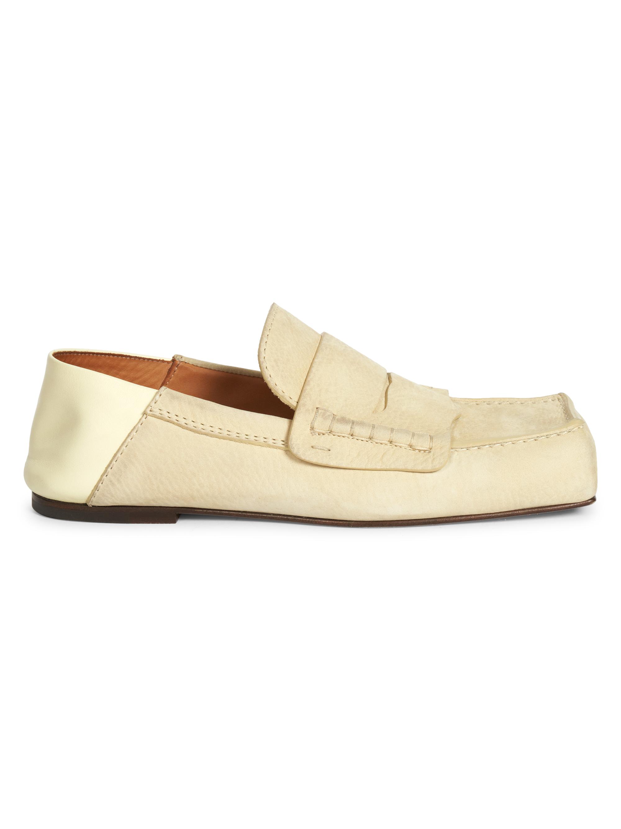 Jacquemus Women's Les Mocassins Carre Leather Loafers - Pale Yellow