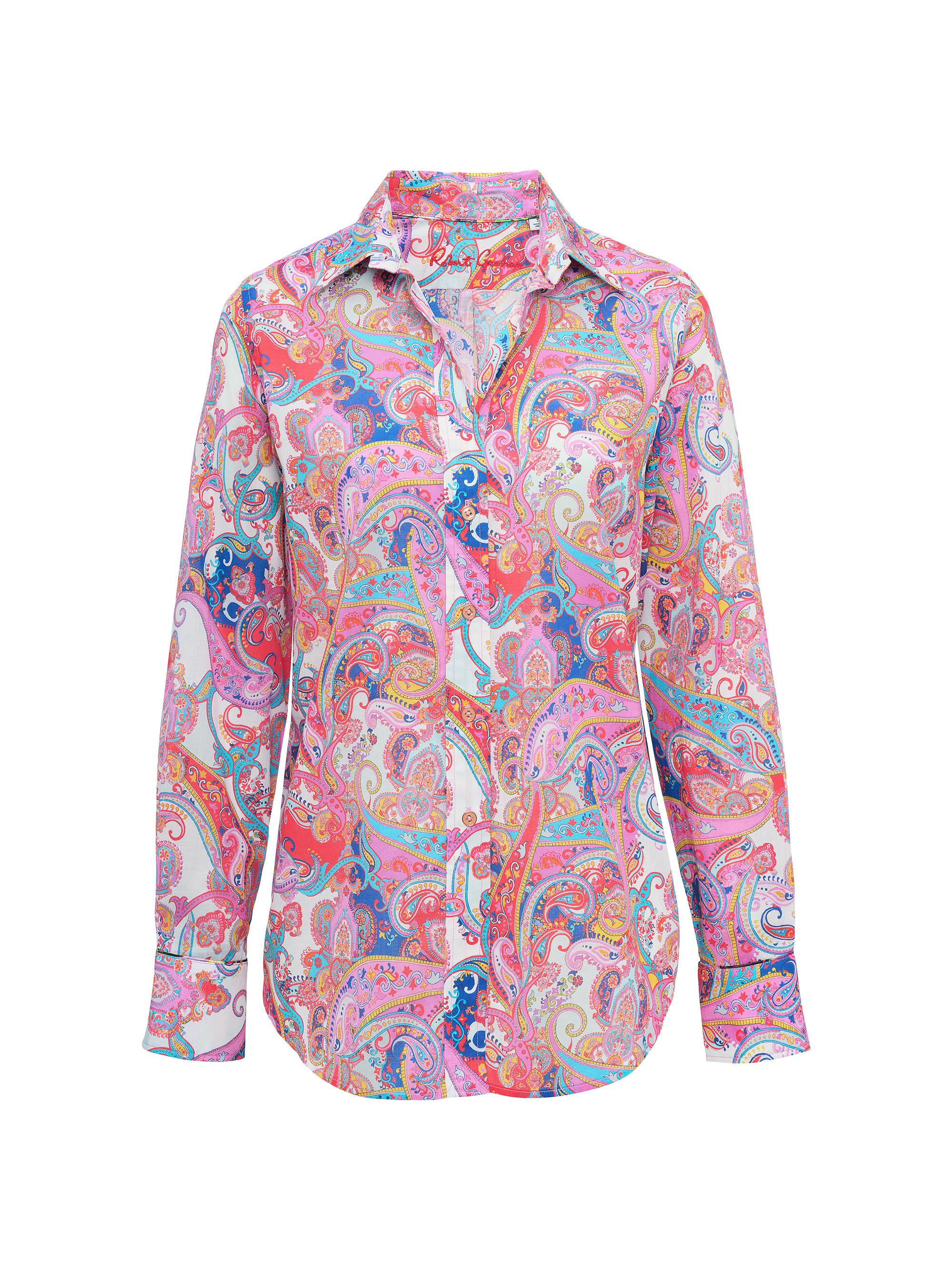 Robert Graham Women's Carrie Paisley Cotton Shirt