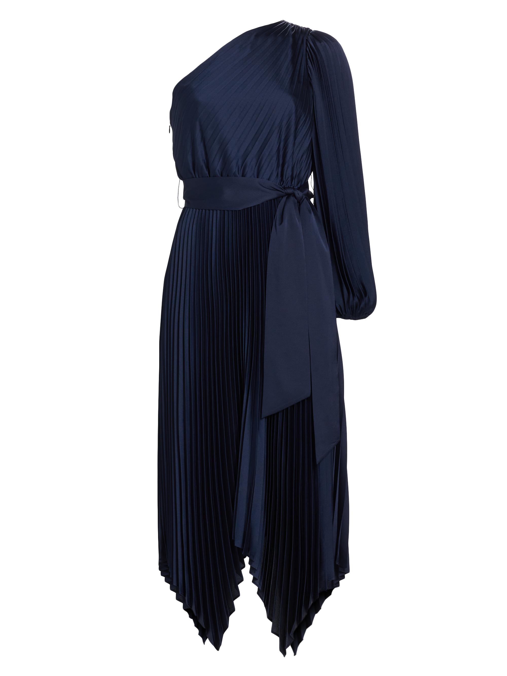Milly Christa Pleated One-Shoulder Dress | Saks Fifth Avenue