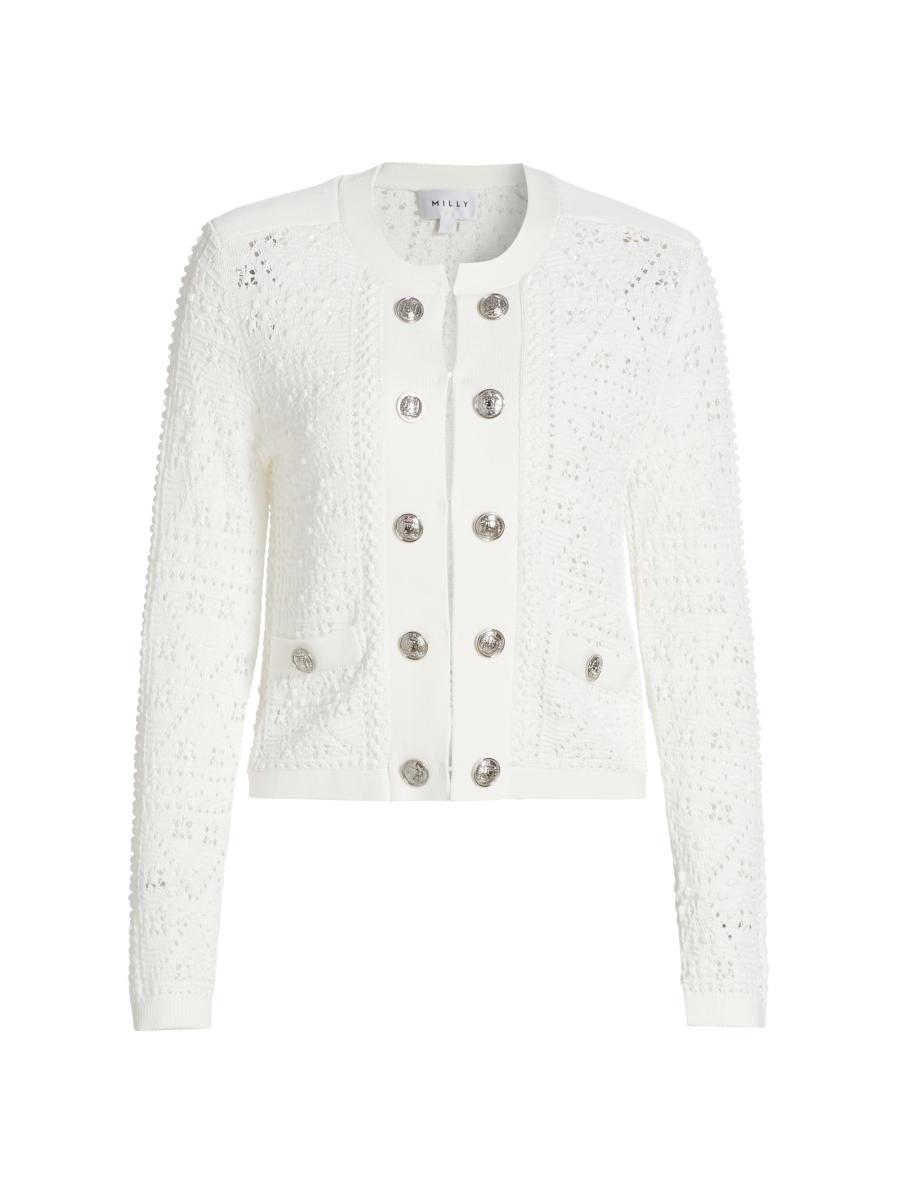 Milly Marie White Special Knit Bubble