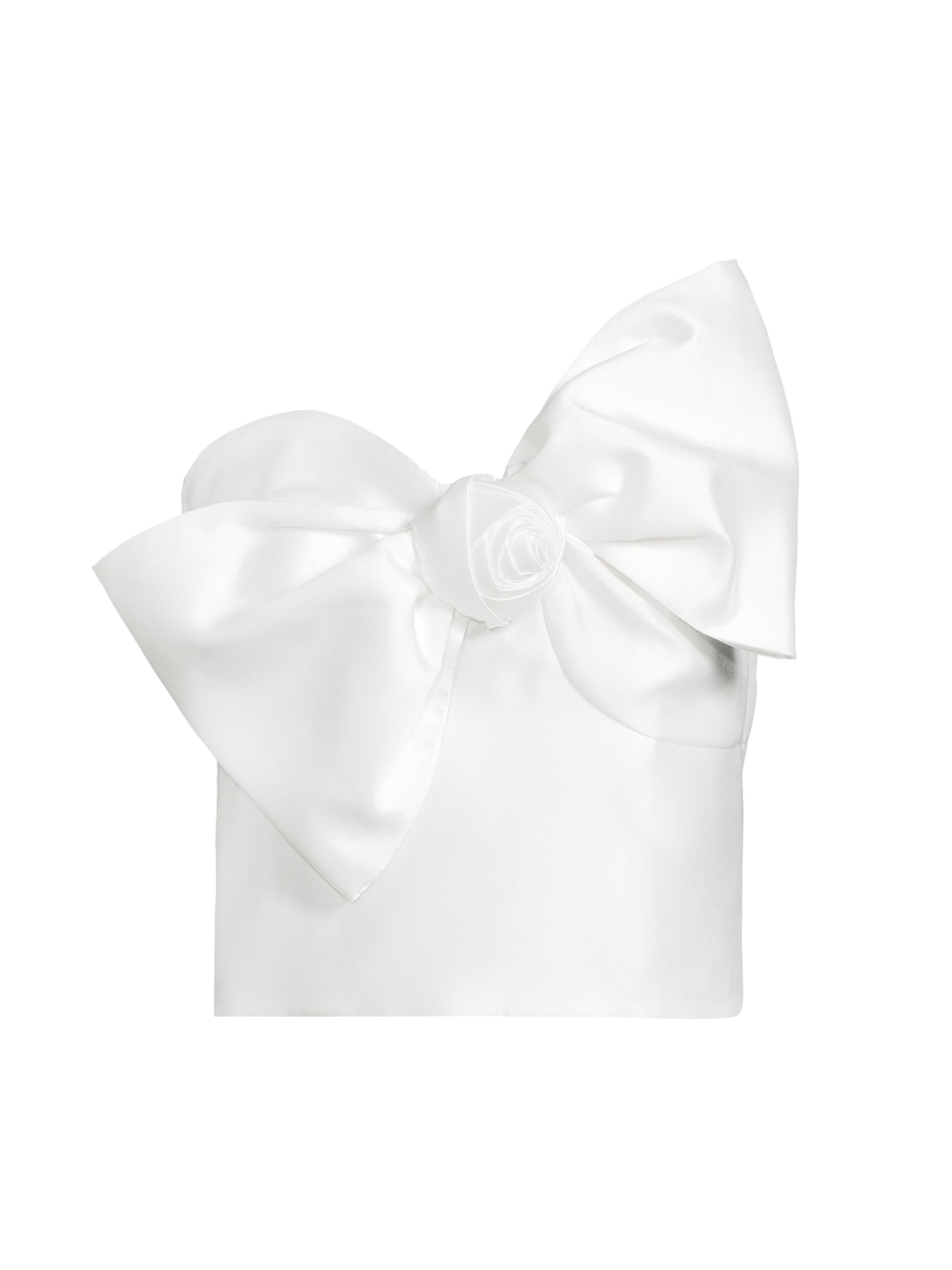 Hutch Women's Presley Bow-Flower Top - White