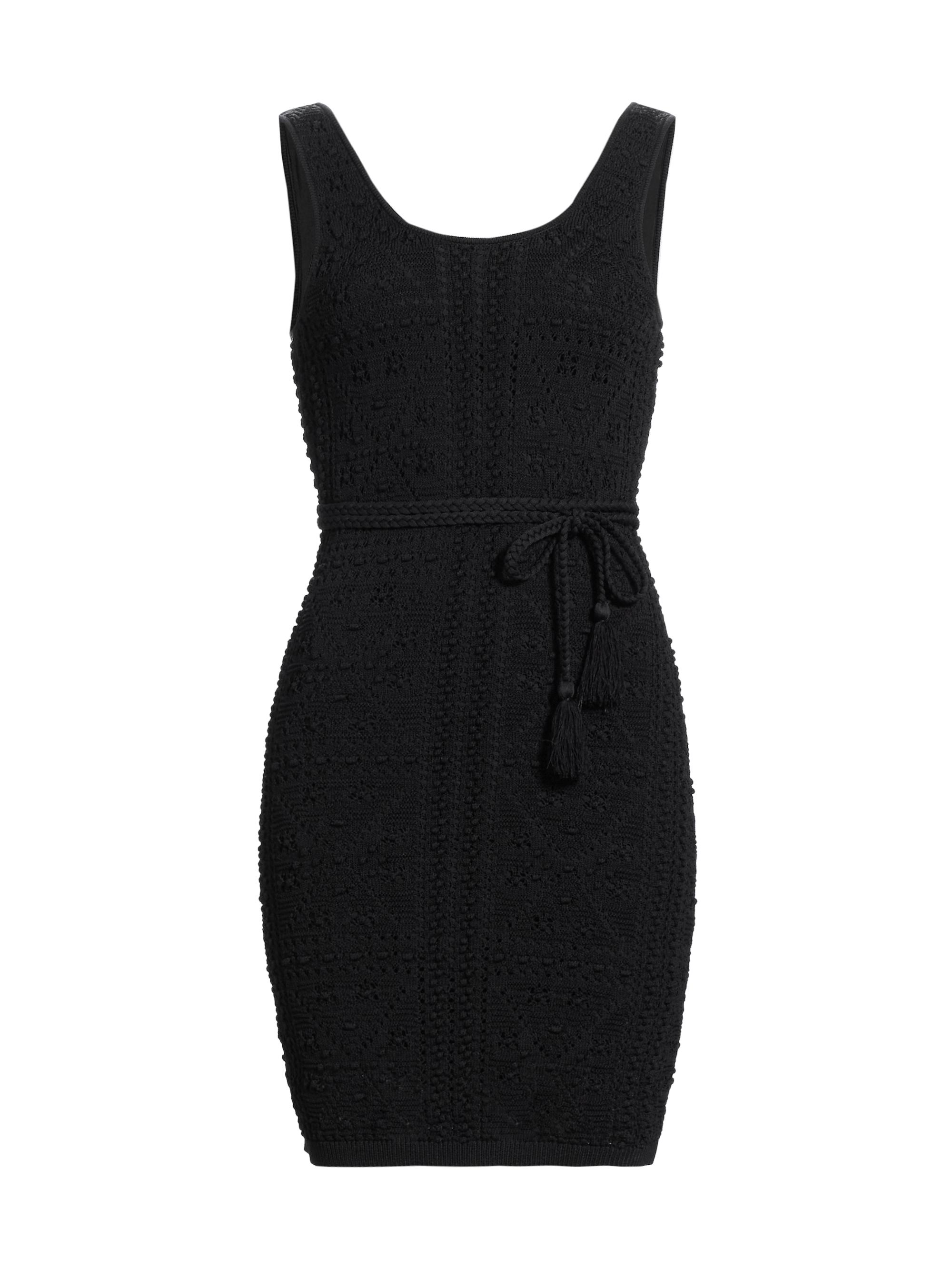 Milly Women's Bubble Pointelle Knit Minidress - Black
