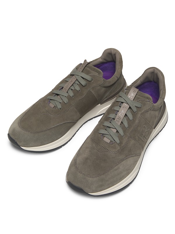 Shop Ralph Lauren Purple Label Ethan II Suede Sneakers Shop Ralph Lauren Purple Label Ethan II Suede Sneakers