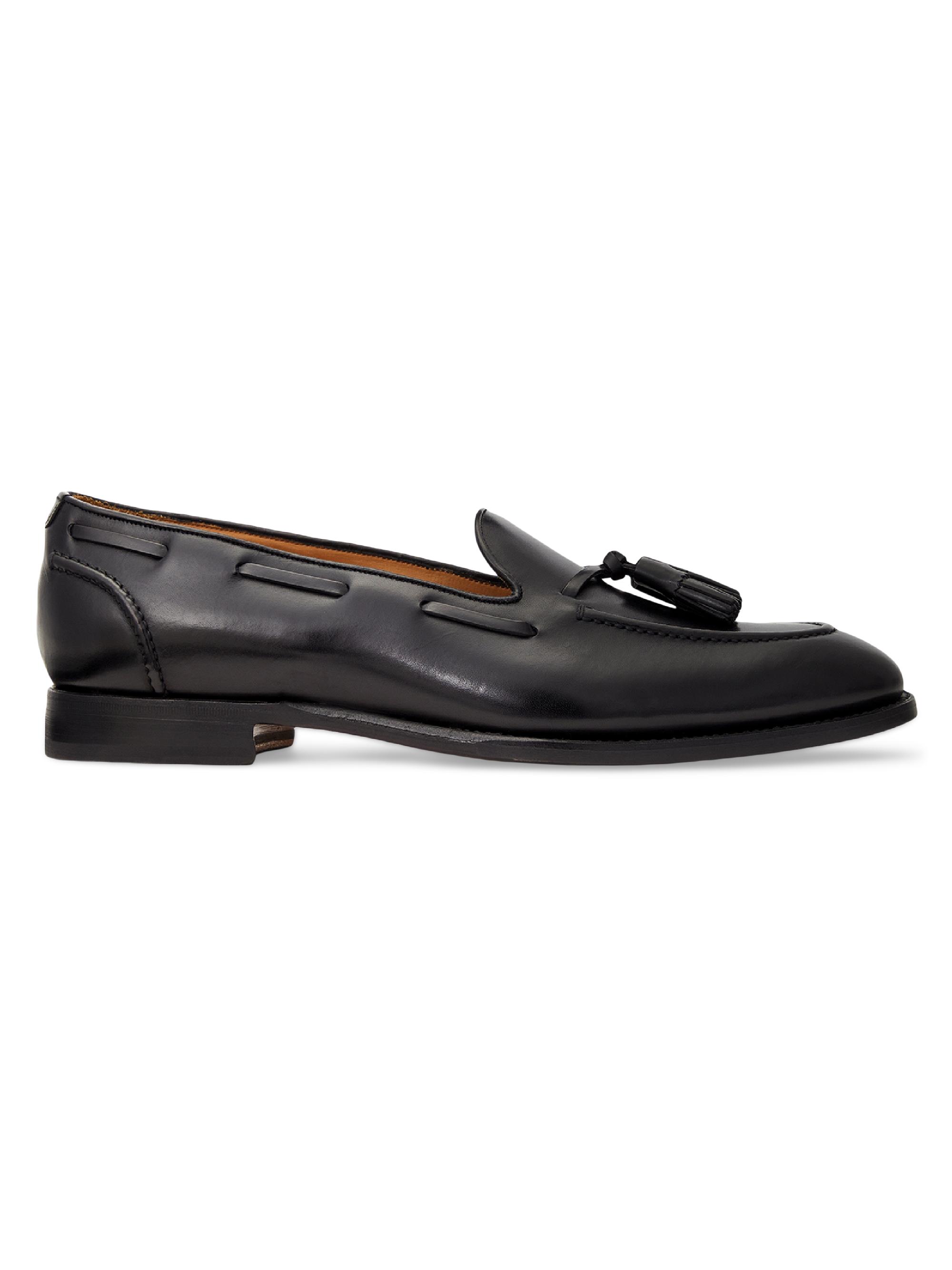 Ralph Lauren Purple Label Luther Tasseled Leather Loafers | Saks