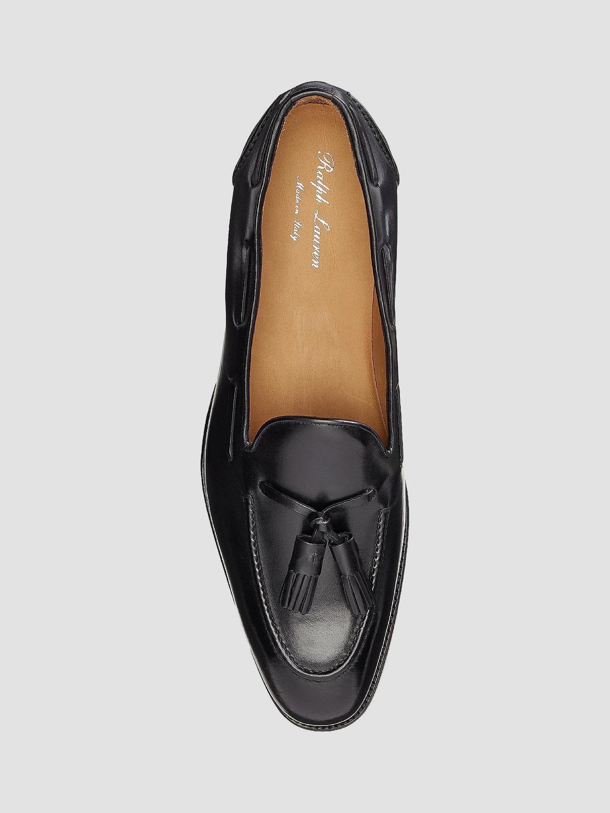 Ralph Lauren Purple Label 
Classic Black Leather Loafers Ralph Lauren Purple Label Chalmers Deerskin Leather Penny  main image 4