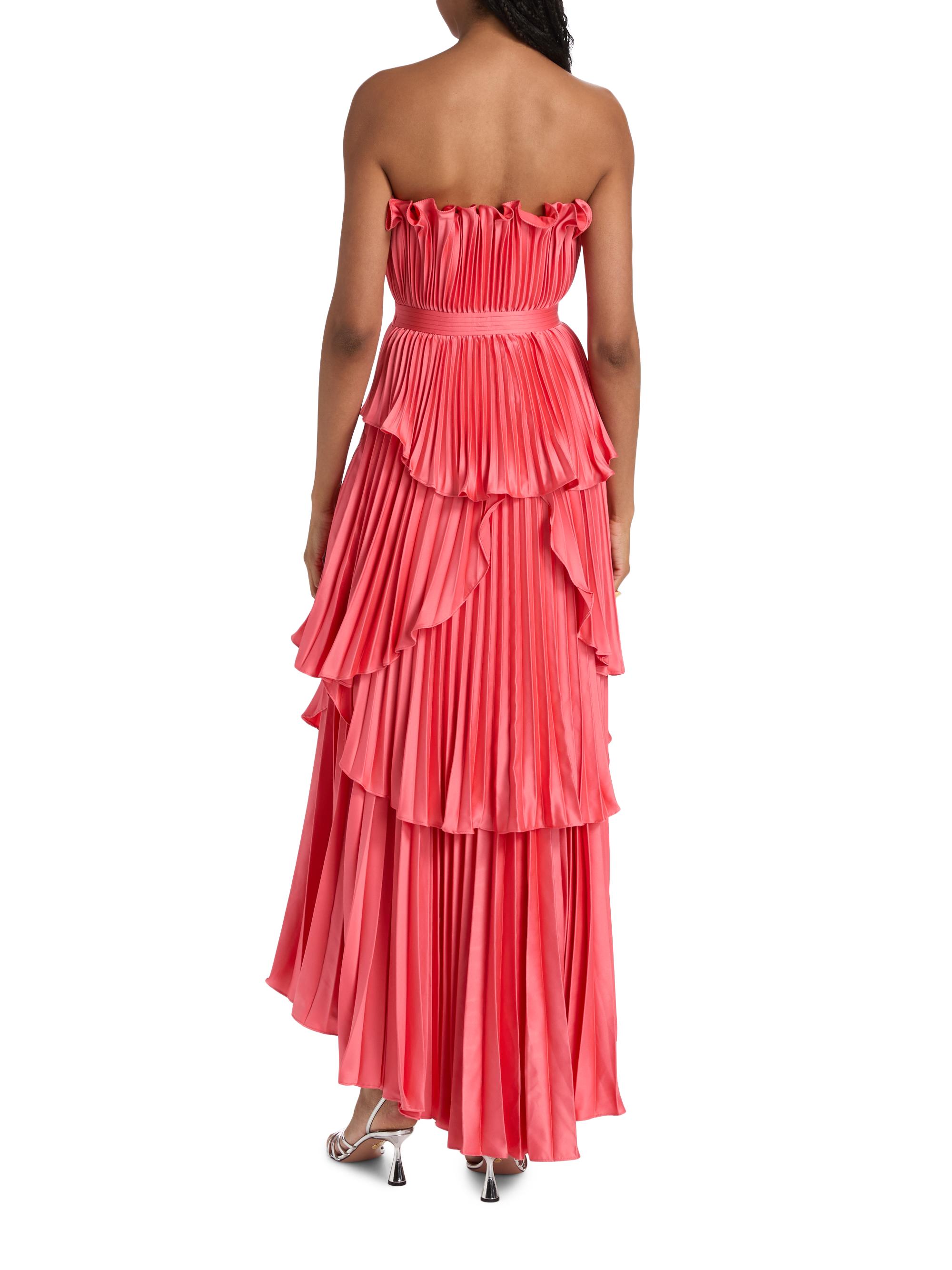 Amur Janey Tiered Shell High-Low Gown | Saks Fifth Avenue