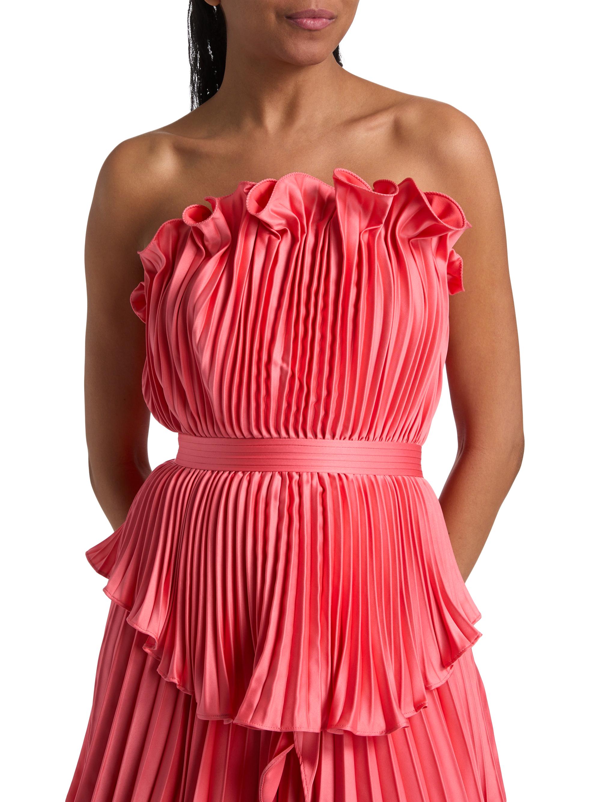 Amur Janey Tiered Shell High-Low Gown | Saks Fifth Avenue