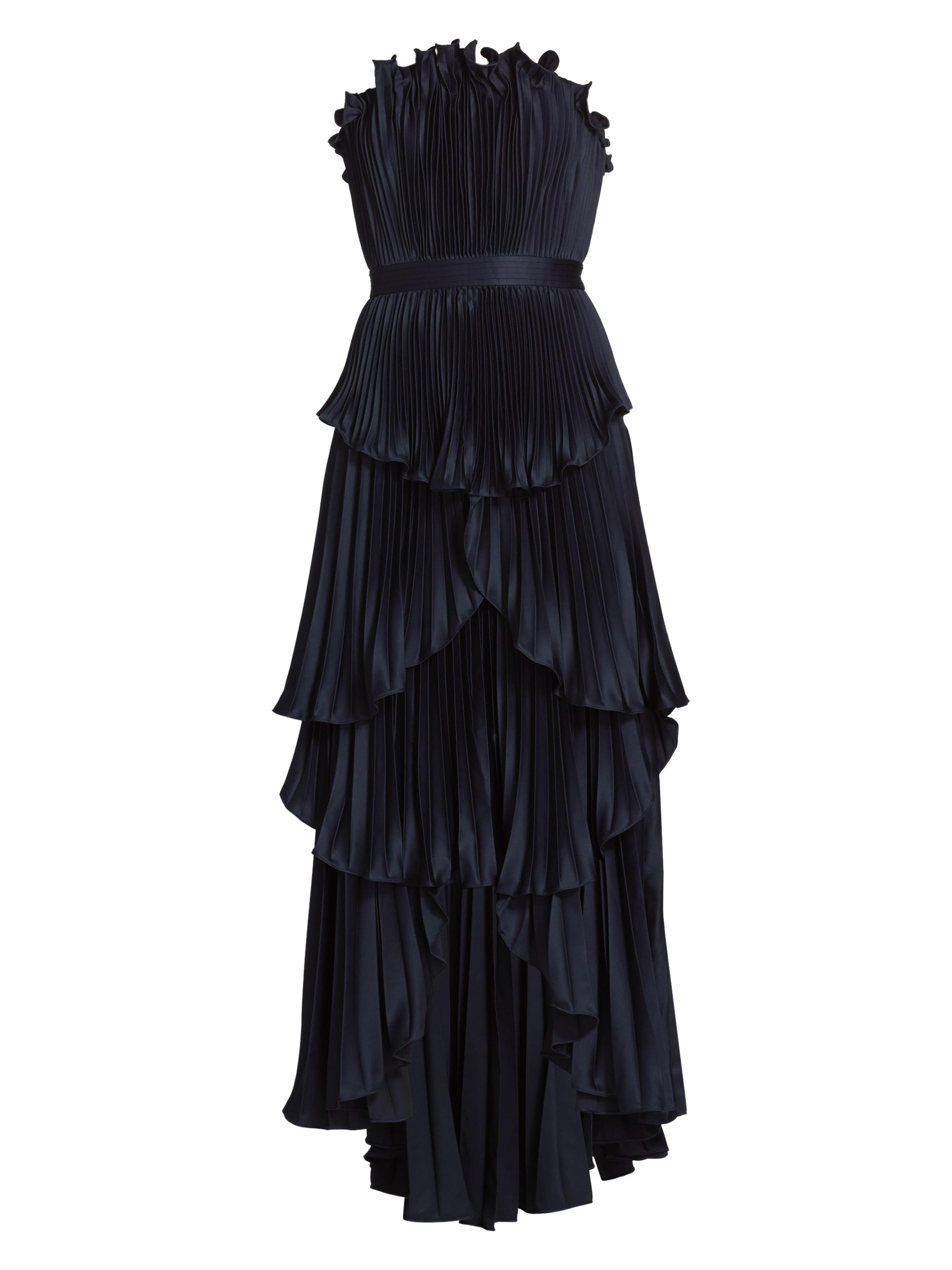 Amur Janey Tiered Shell High-Low Gown | Saks Fifth Avenue