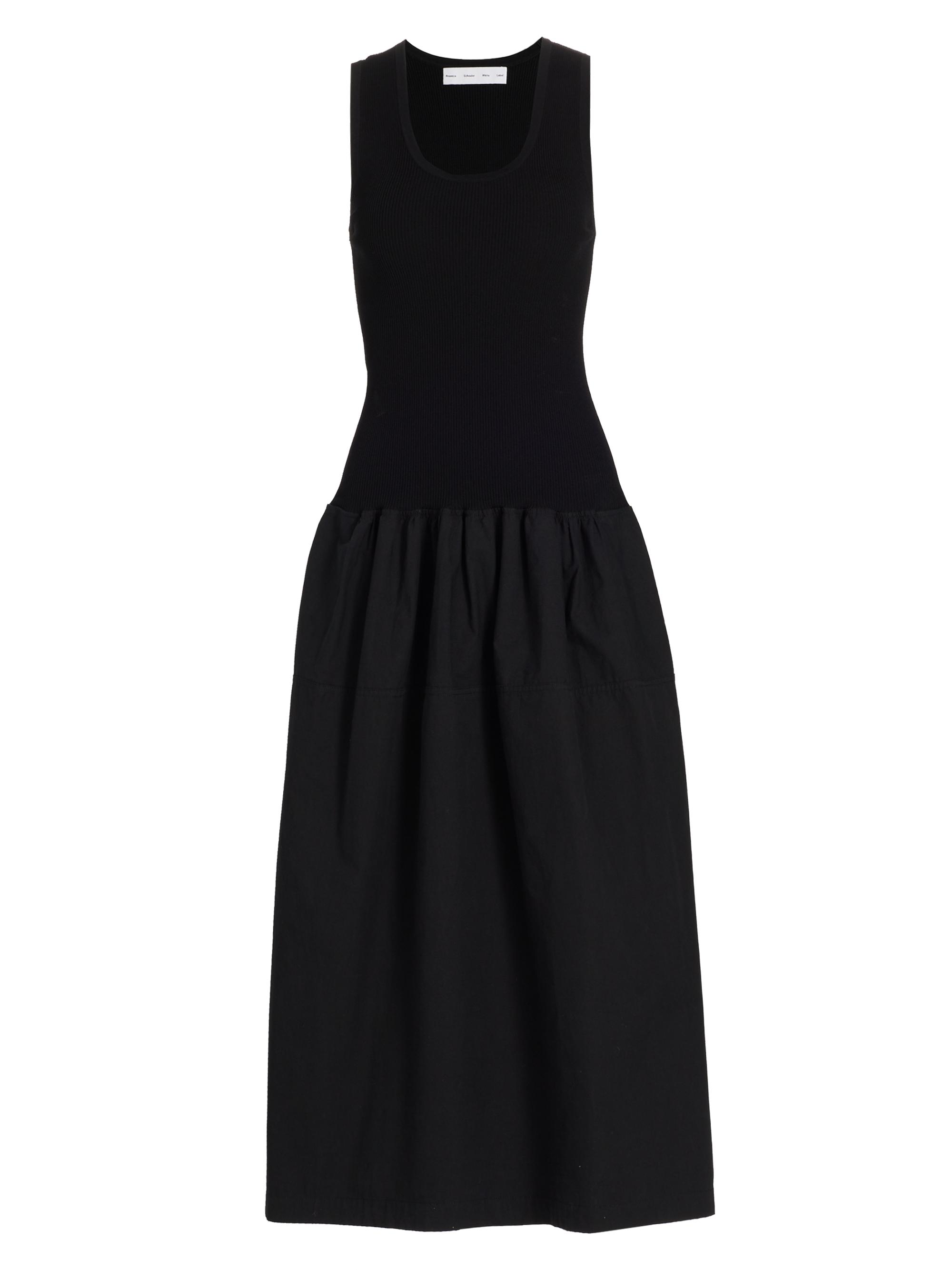 Proenza Schouler White Label Layla chenille asymmetric dress - Black