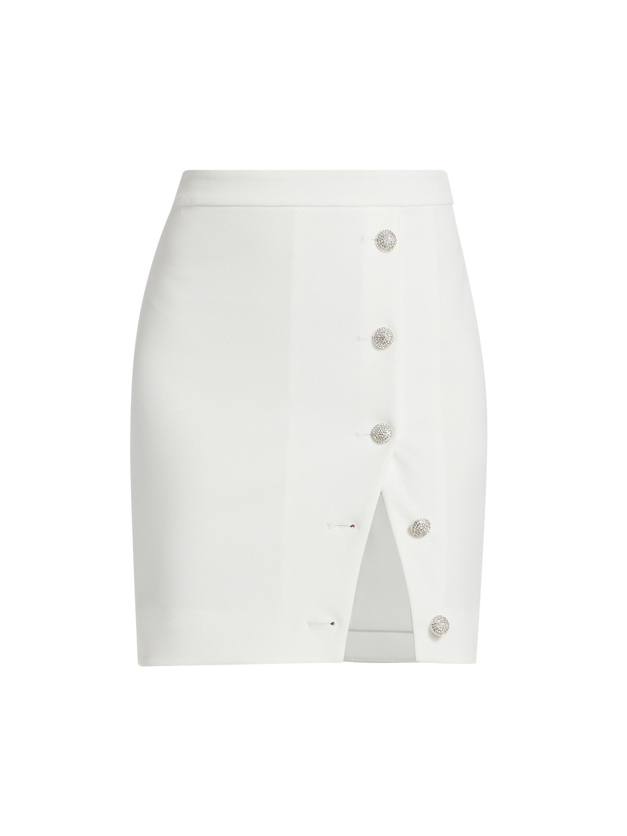 Generation Love Women's Tanya Crepe Miniskirt - White