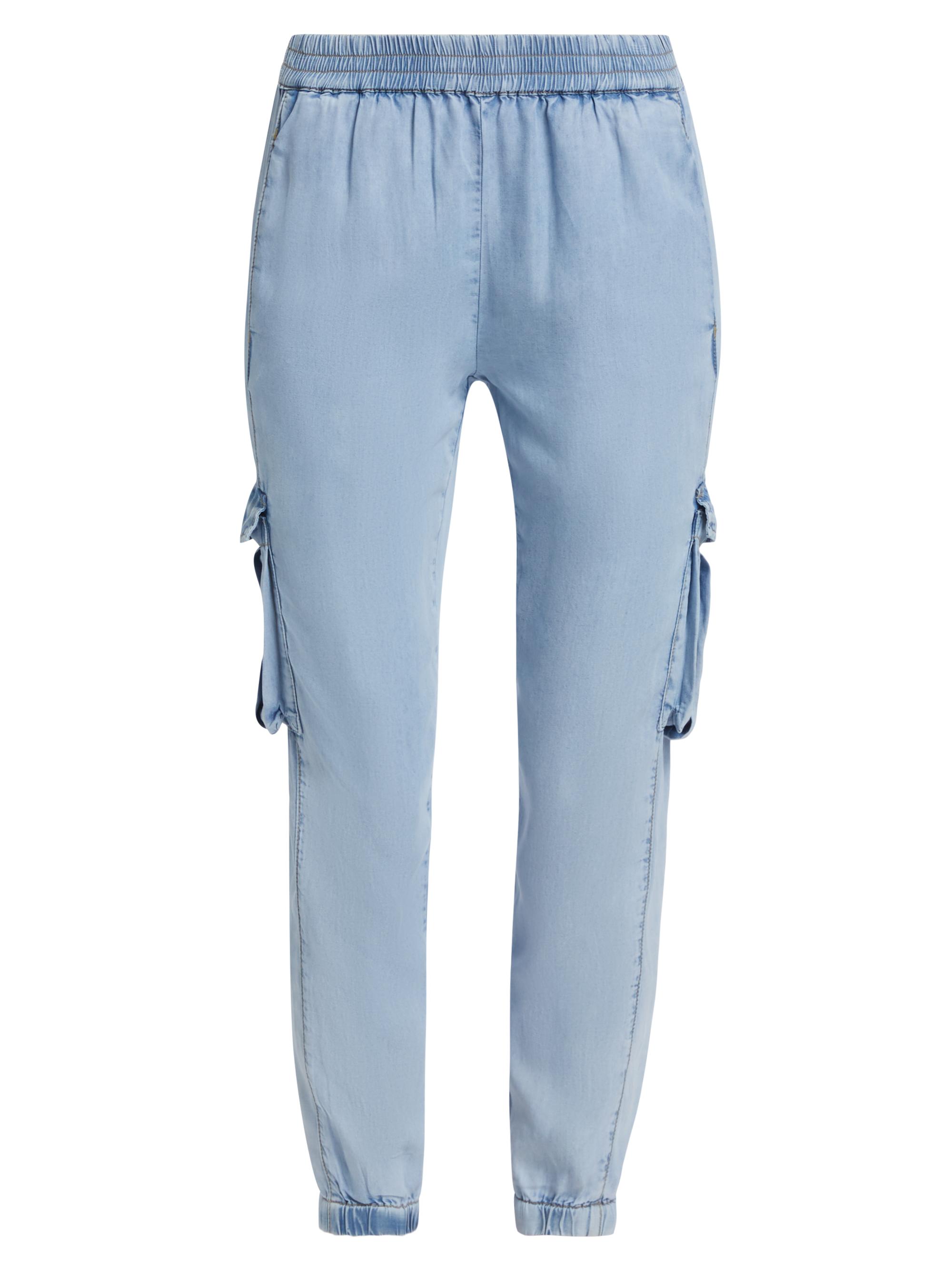 Generation Love Women's Chandra Denim Joggers - Light Blue