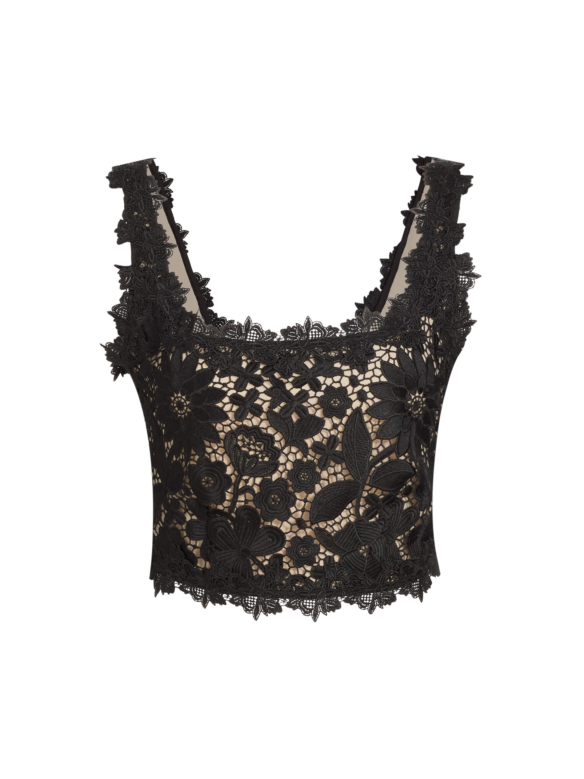 Generation Love Women's Bronwyn Lace Top - Black