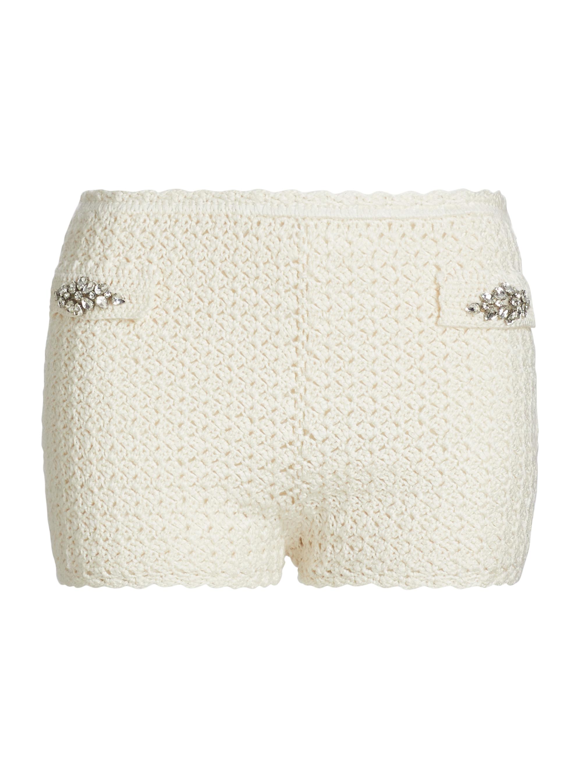 Generation Love Women's Eva Crochet Shorts - Natural