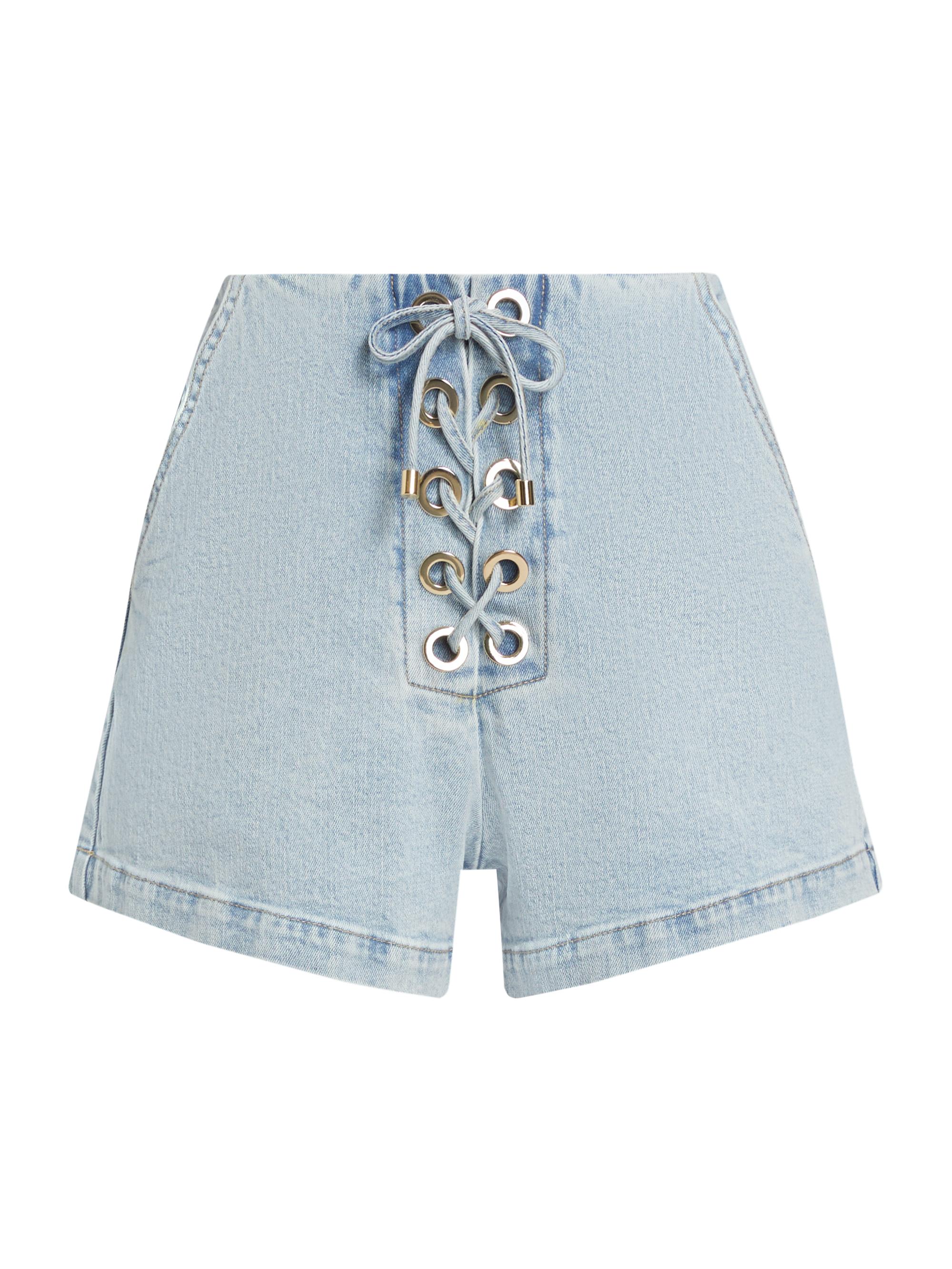 Generation Love Women's Melina Denim Shorts - Light Blue