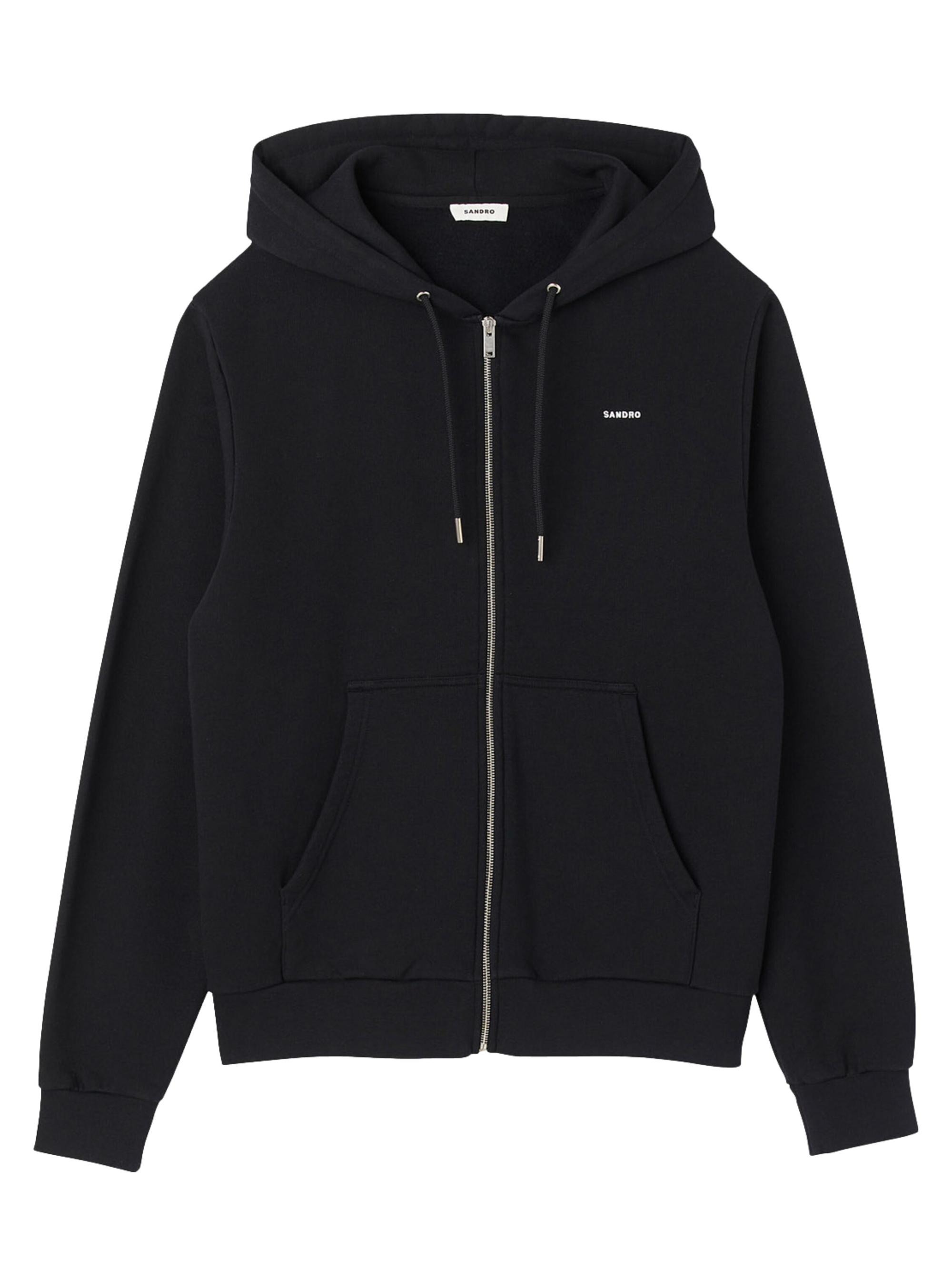 Sandro Men's Fleece Hoodie - Black