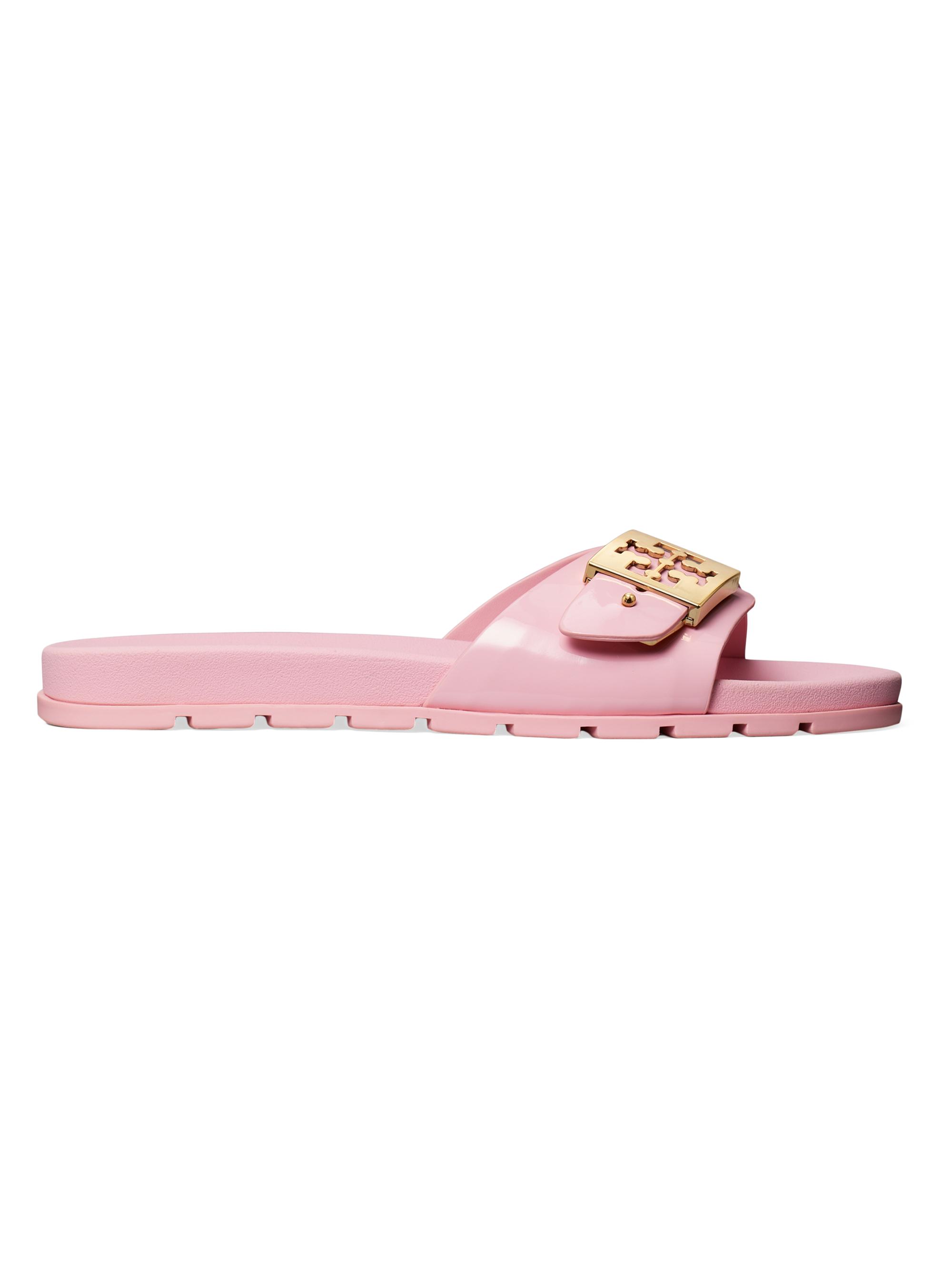 Tory Burch Women's Buckle Slides - Rosa Candy  Sandals