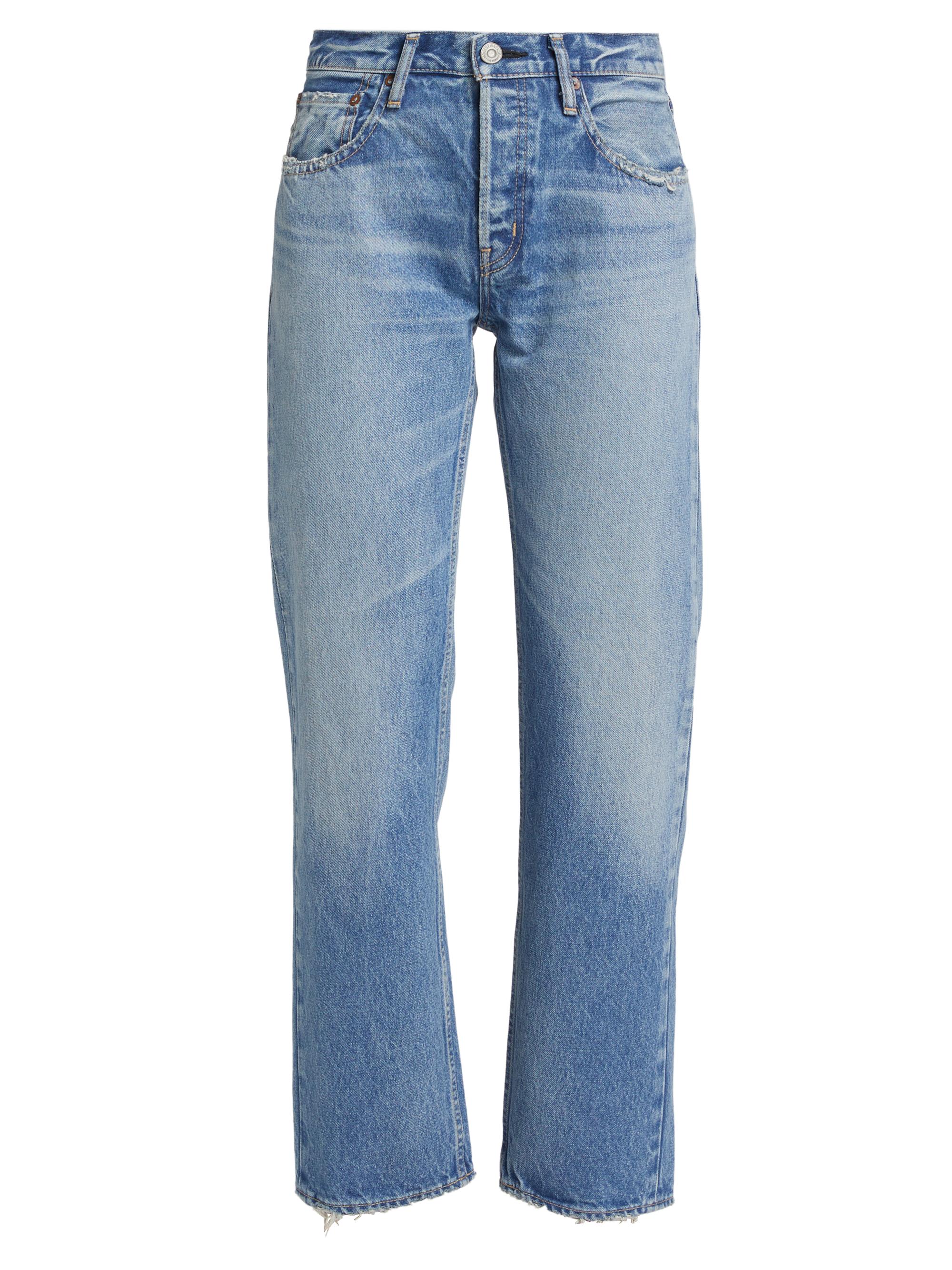 Moussy Vintage Women's Cheval Straight-Low Jeans - Light Blue