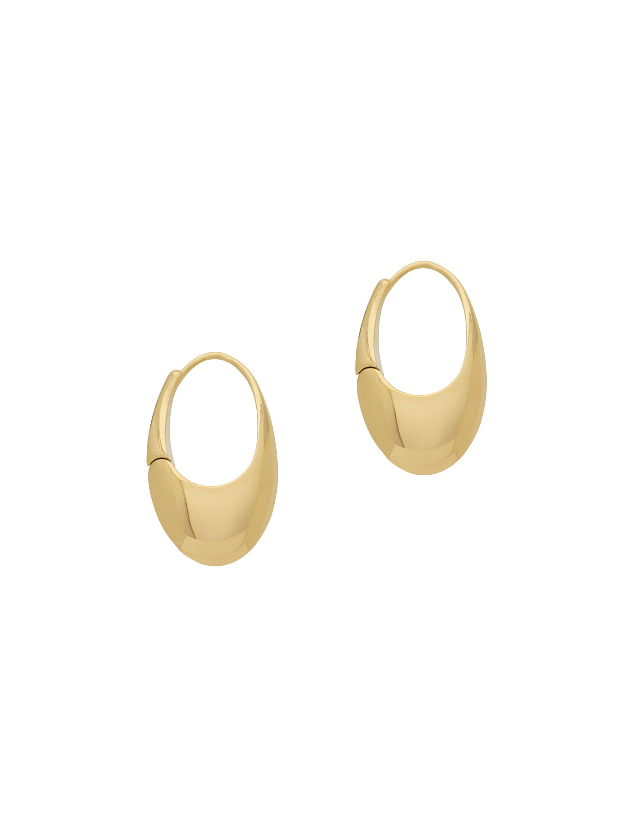 Saint Laurent Women's Arty Earrings in Metal - Gold