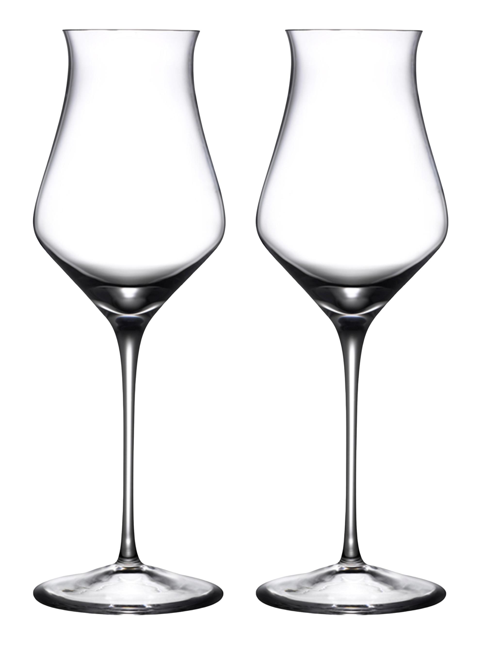 Nude Glass Island 2-Piece Whiskey Glass Set - Clear