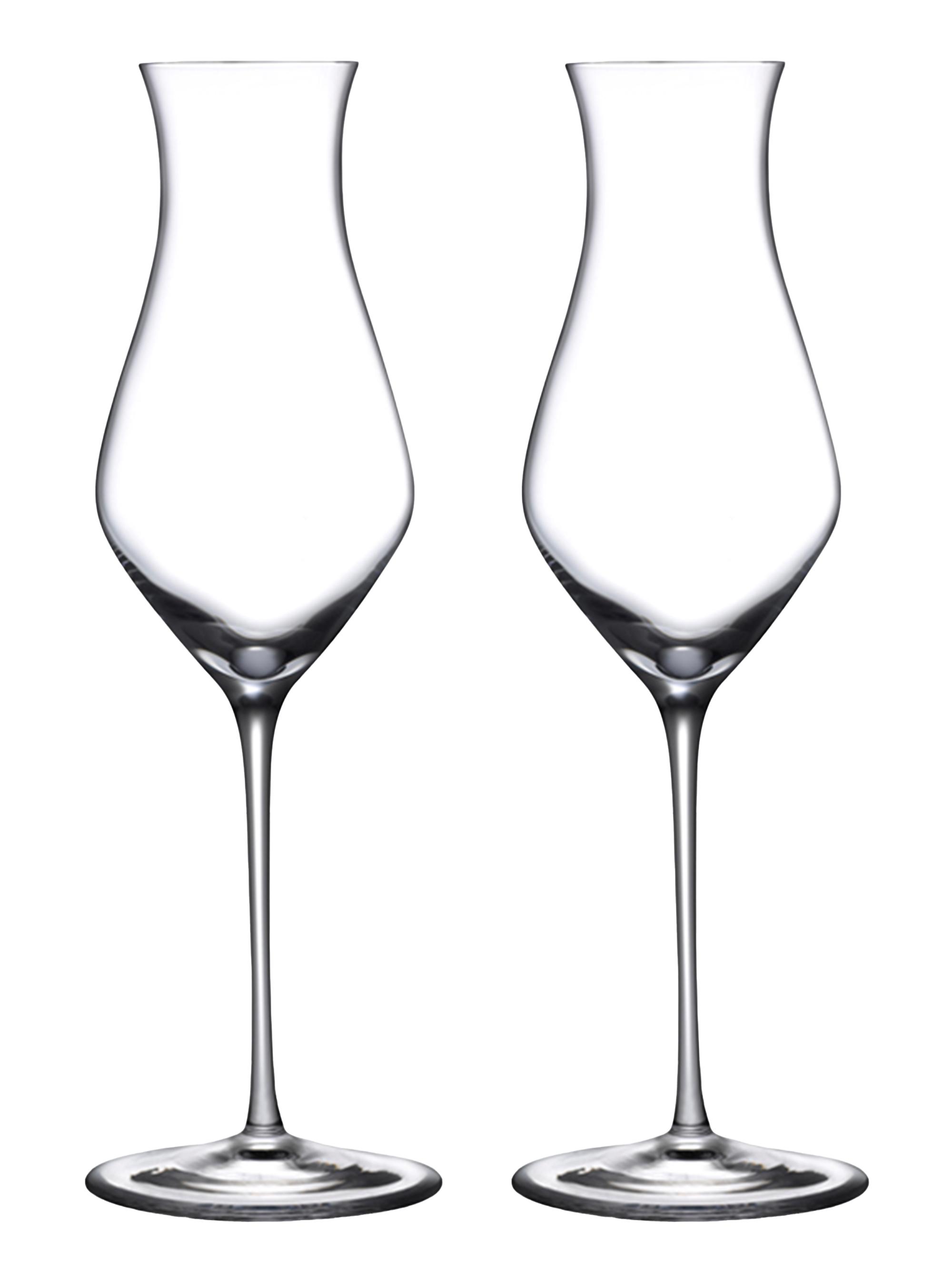 Nude Glass Island 2-Piece Whiskey Tasting Glass Set - Clear