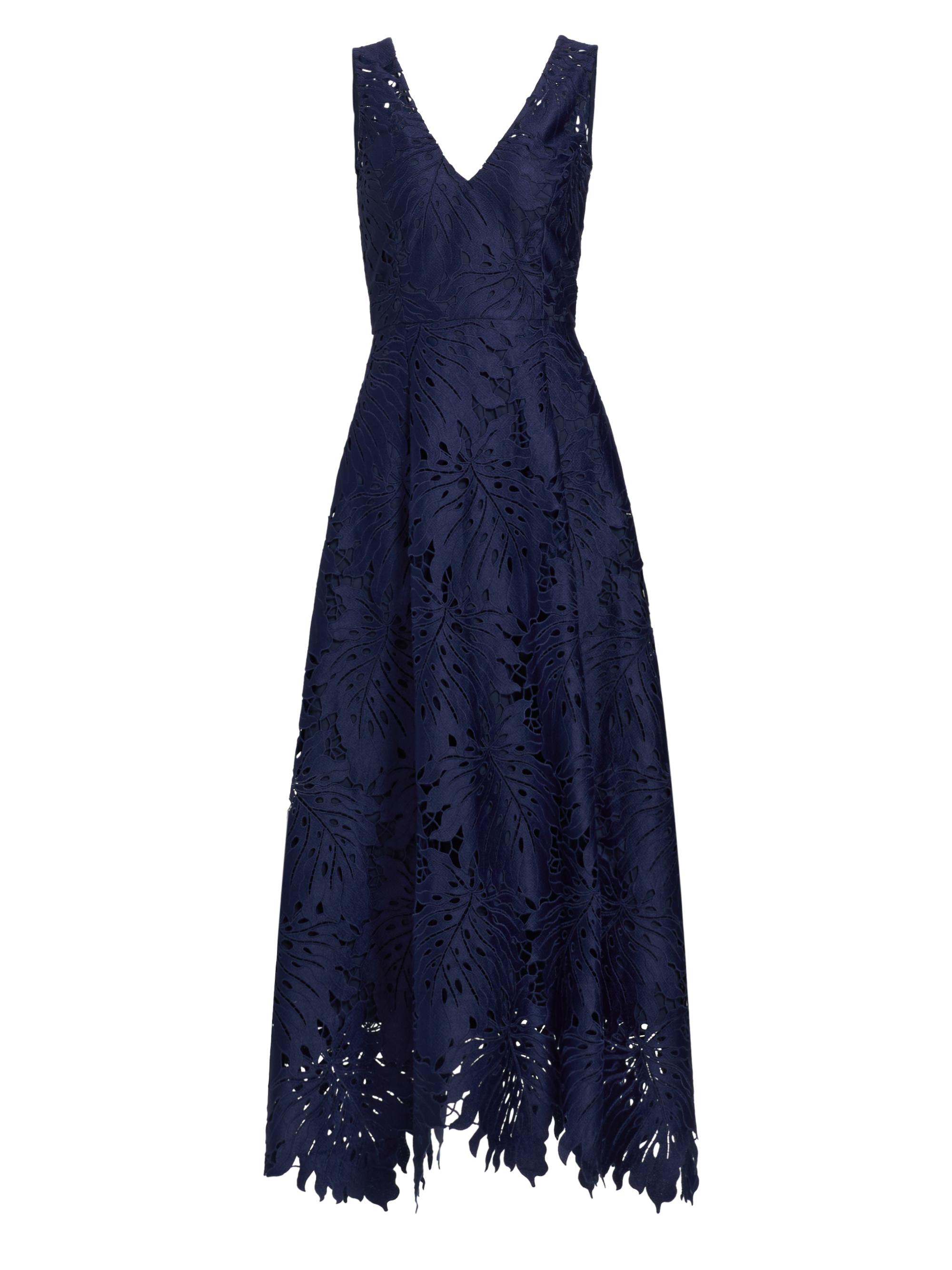 Sachin & Babi Women's Miuccia Palm Leaf Lace Maxi Dress - Navy