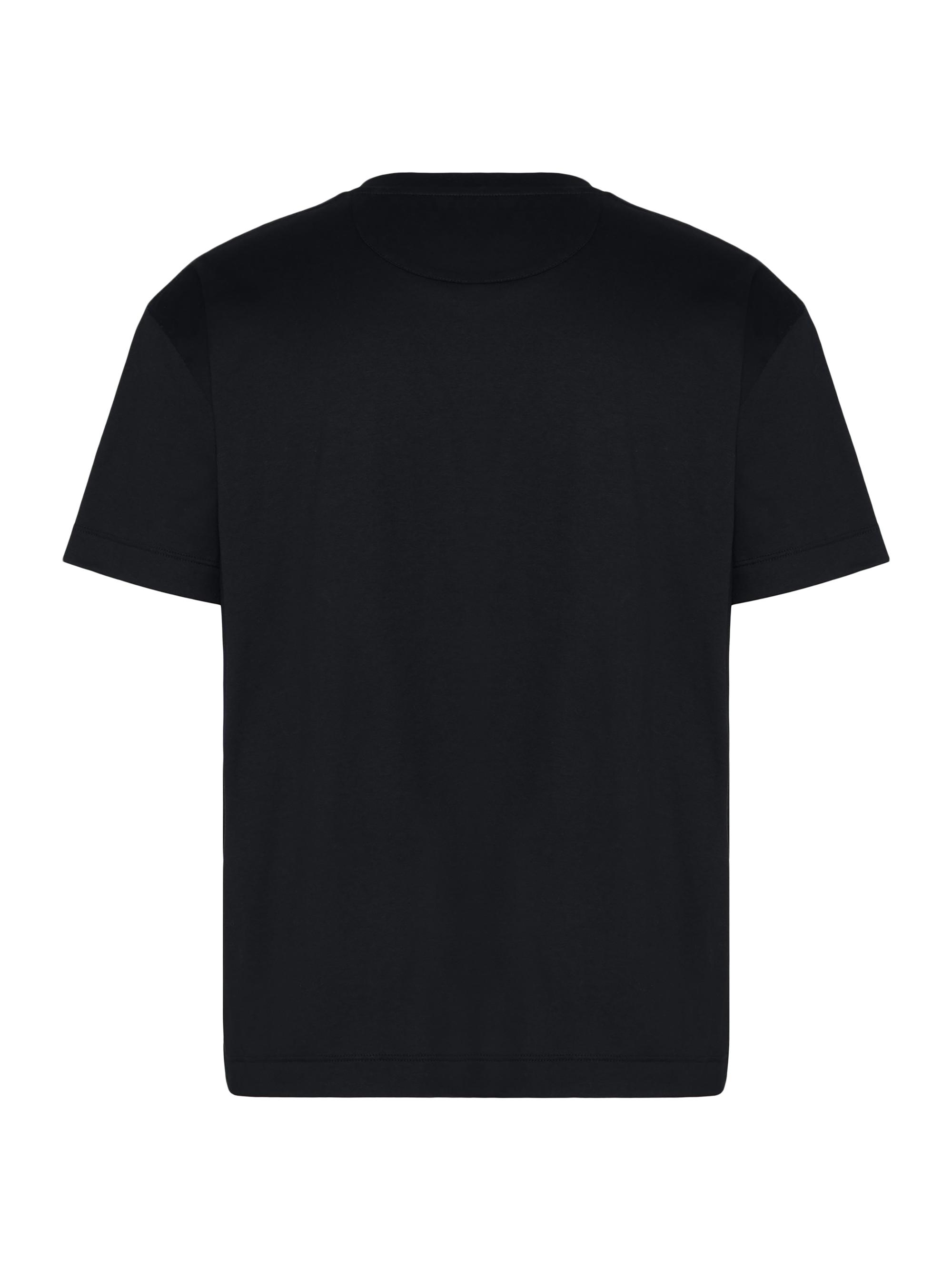Valentino Garavani Cotton T-Shirt with Metallic V Detail