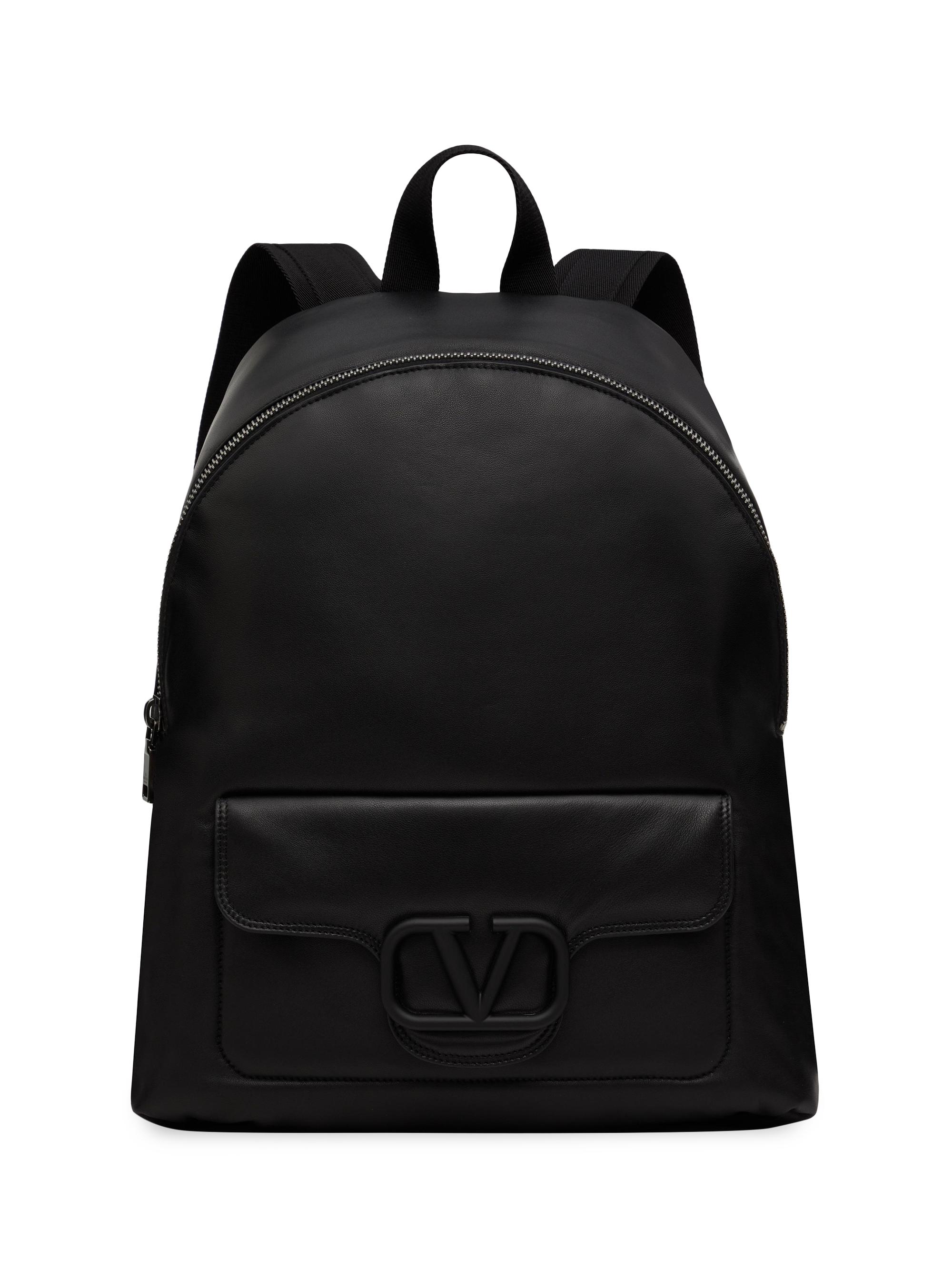 Valentino Garavani Men's Nappa Leather Backpack - Black